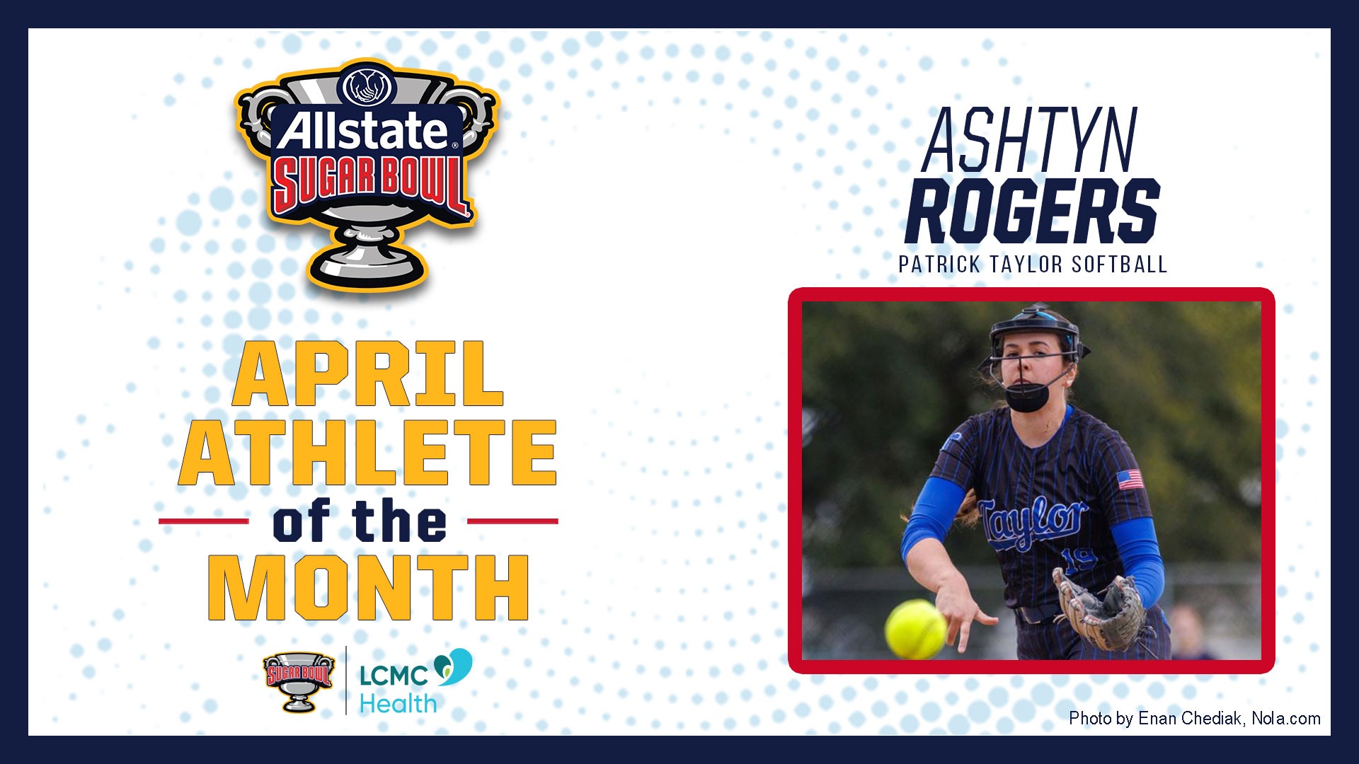 Ashtyn Rogers - Patrick Taylor Softball, April 2026