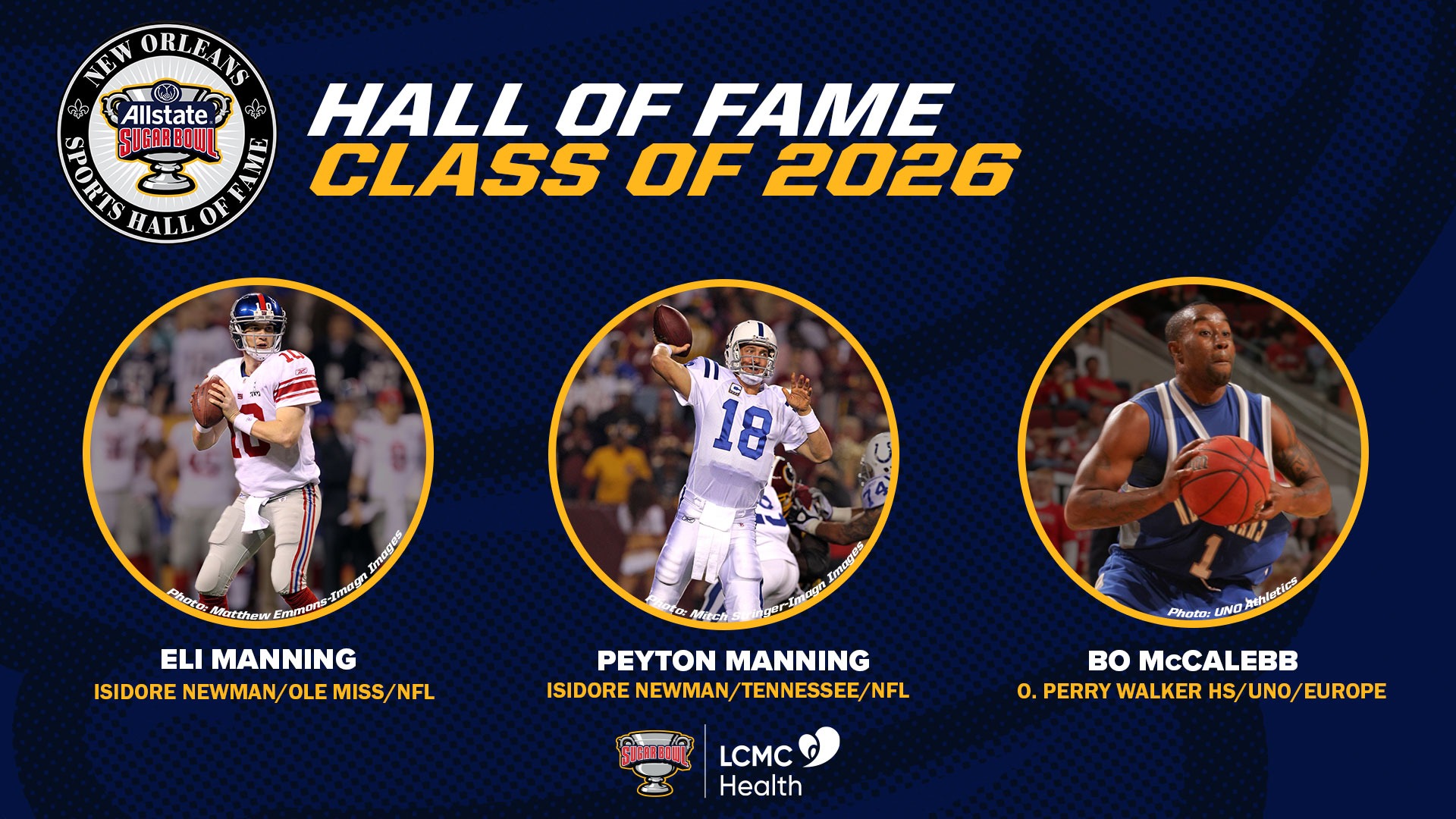New Orleans Sports Hall of Fame Class of 2026
