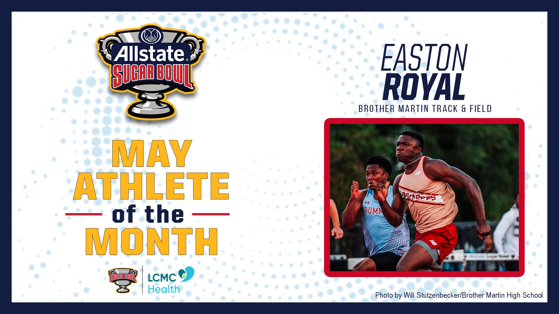Easton Royal - May 2026 Athlete of the Month
