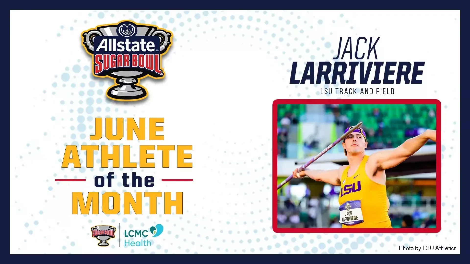 Jack Larriviere LSU Track & Field