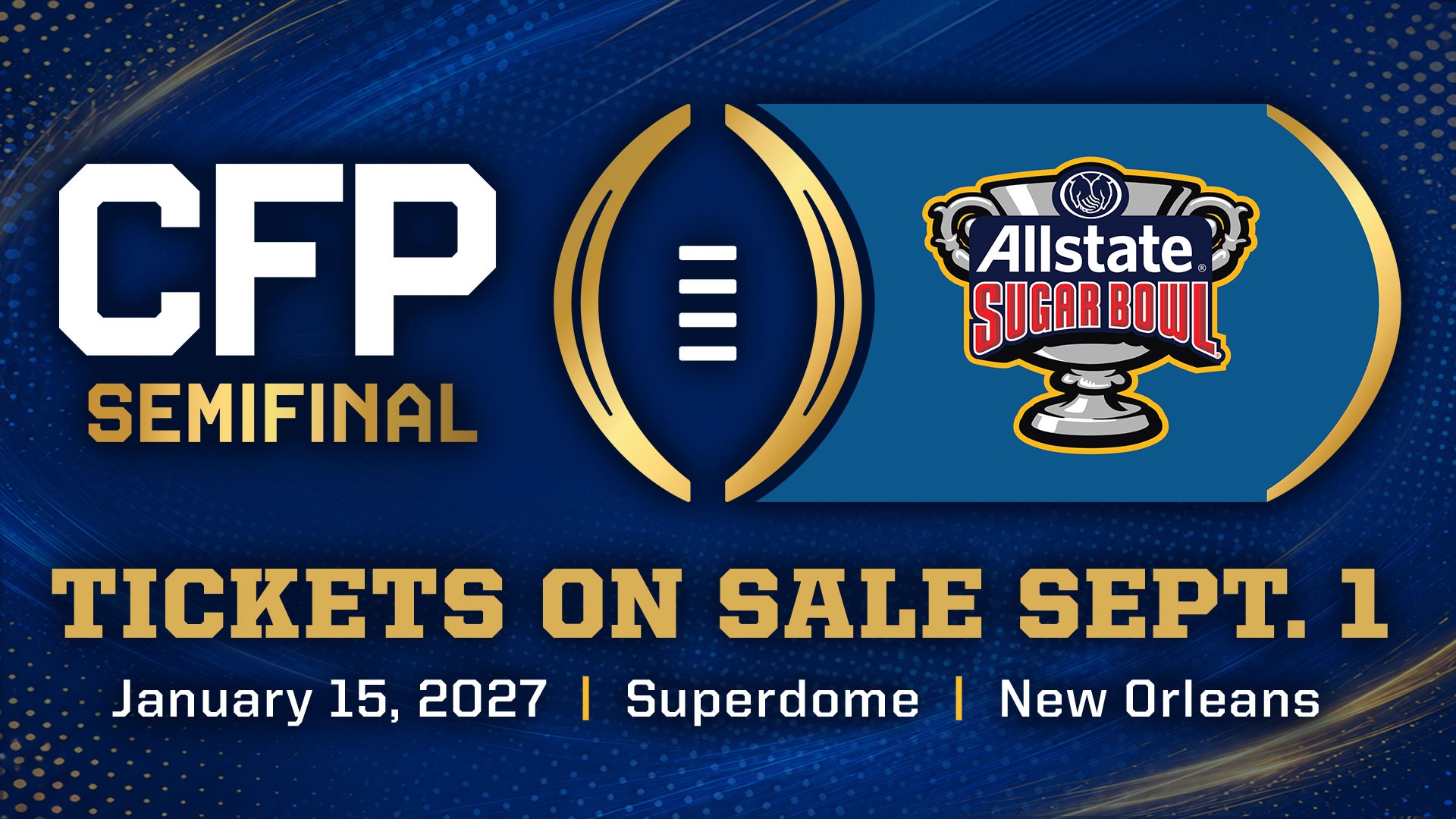 Allstate Sugar Bowl Tickets on Sale