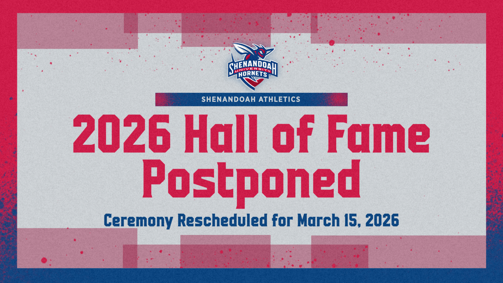 HOF Postponed