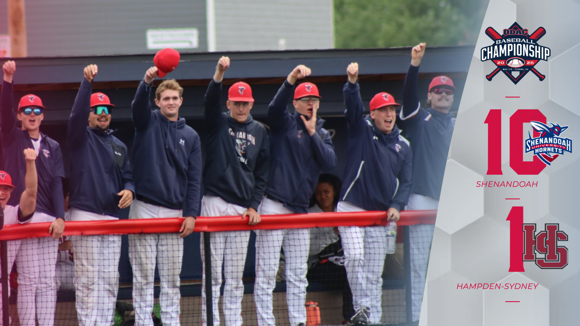 Baseball vs Hampden-Sydney ODAC Tournament Game 1