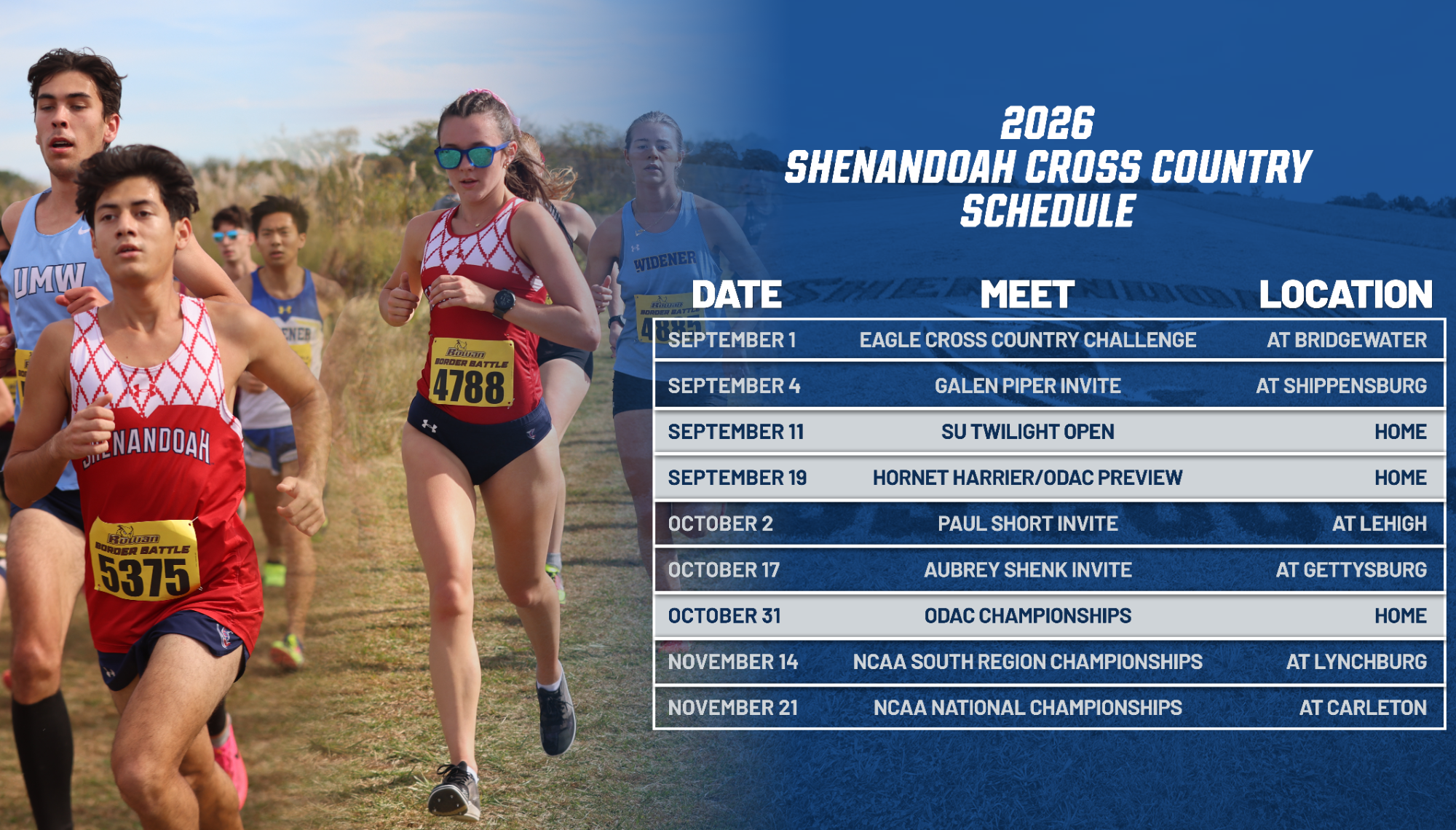 Fall 26 Schedules