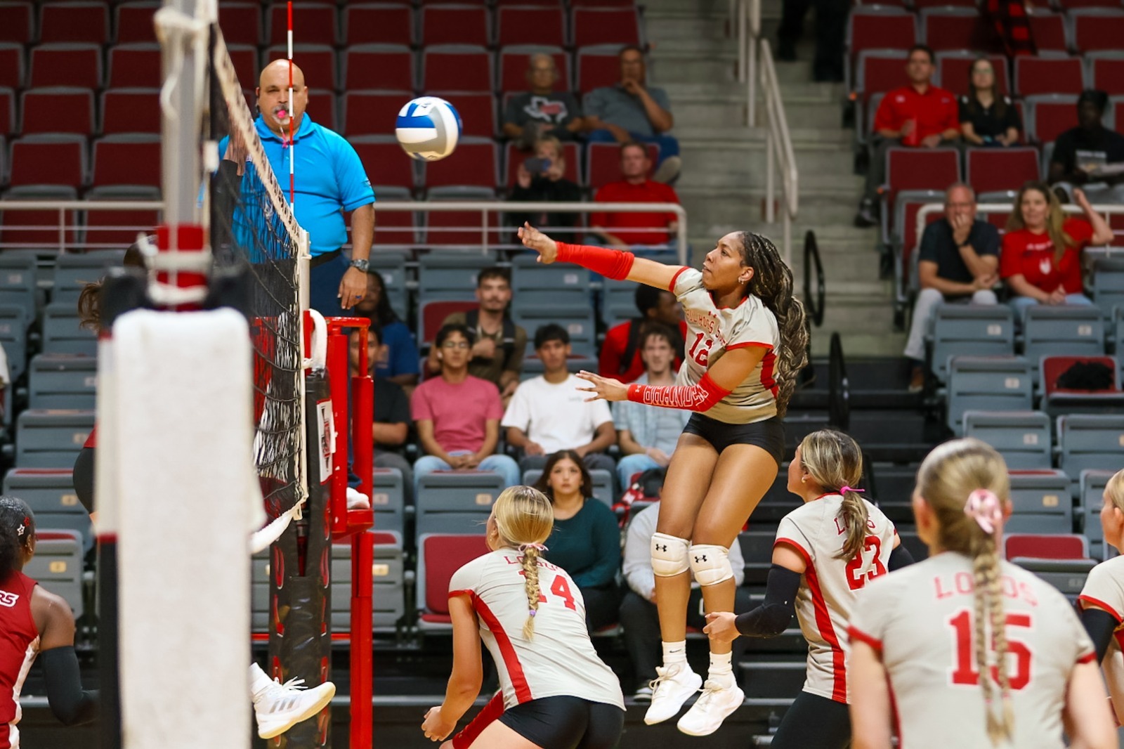 26 VB Anayah Sinclair brings down the hammer