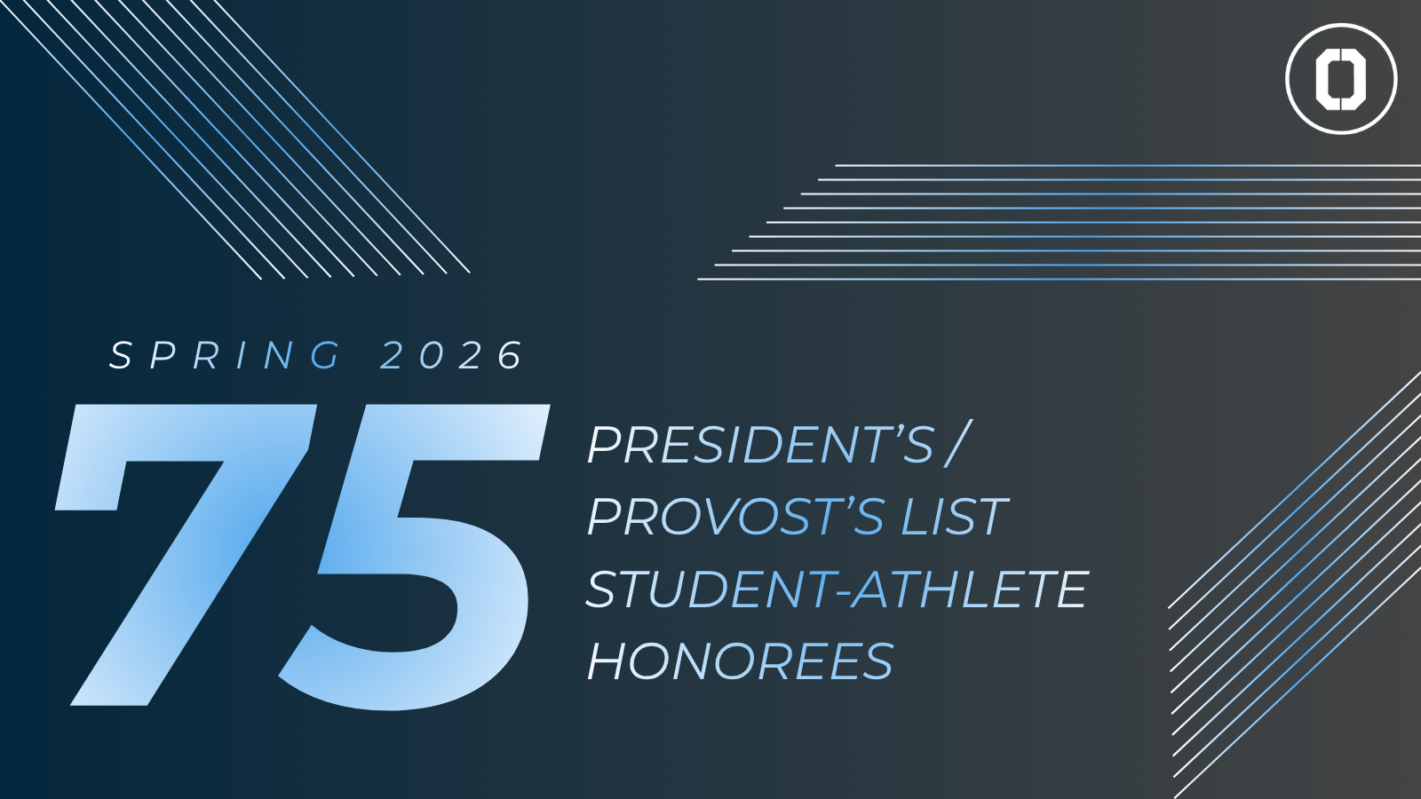 President's and Provost's List Honorees