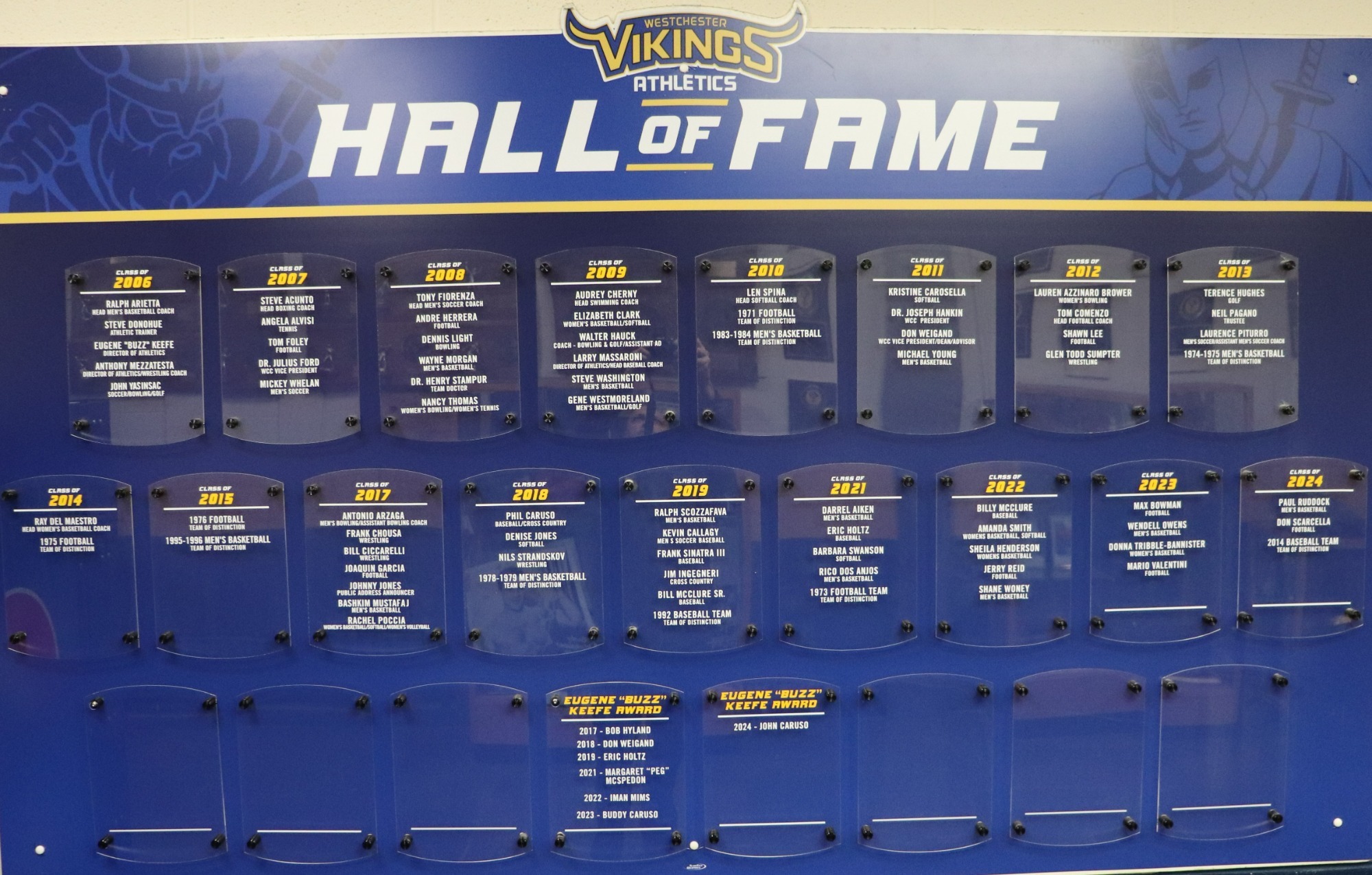Hall of Fame Board