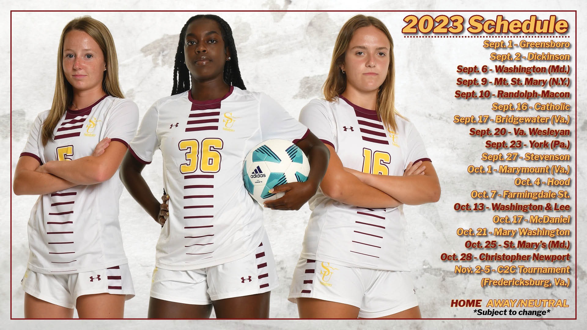 Women’s Soccer unveils 2023 schedule Salisbury University