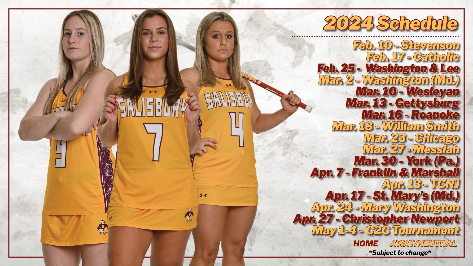 Women’s Lacrosse unveils 2024 schedule Salisbury University