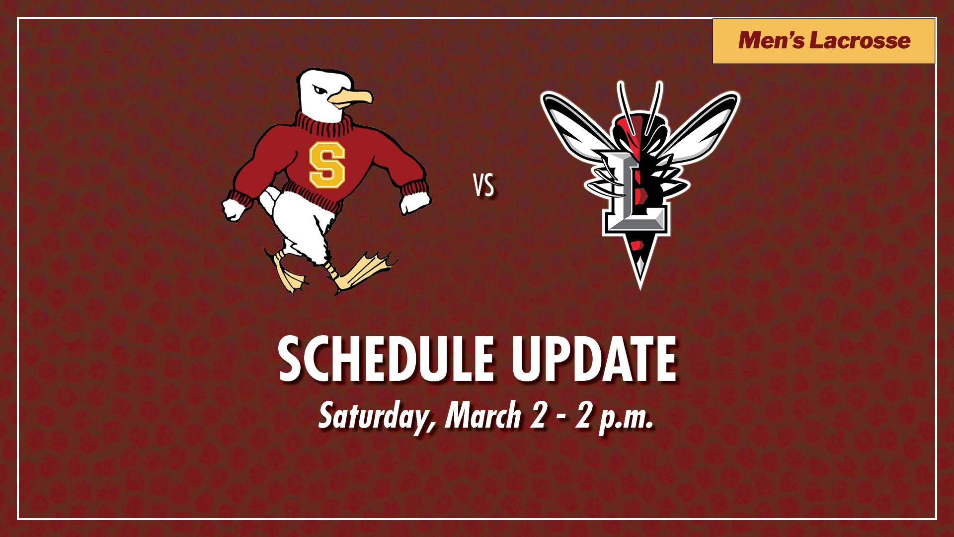 No. 1 Men's Lacrosse delays start with No. 11 Lynchburg to 2 p.m
