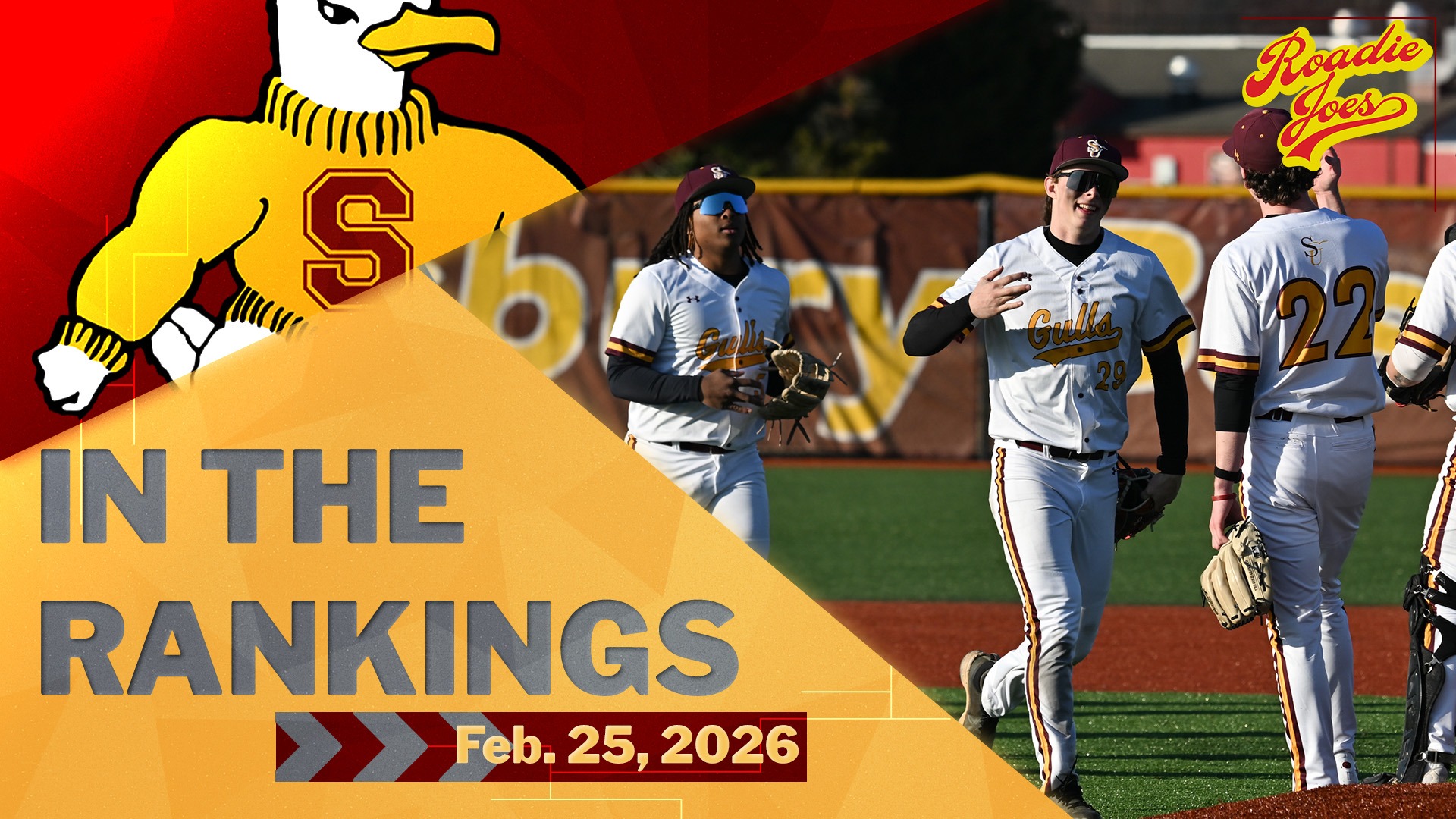 Roadie Joes Rankings, 2-25-26