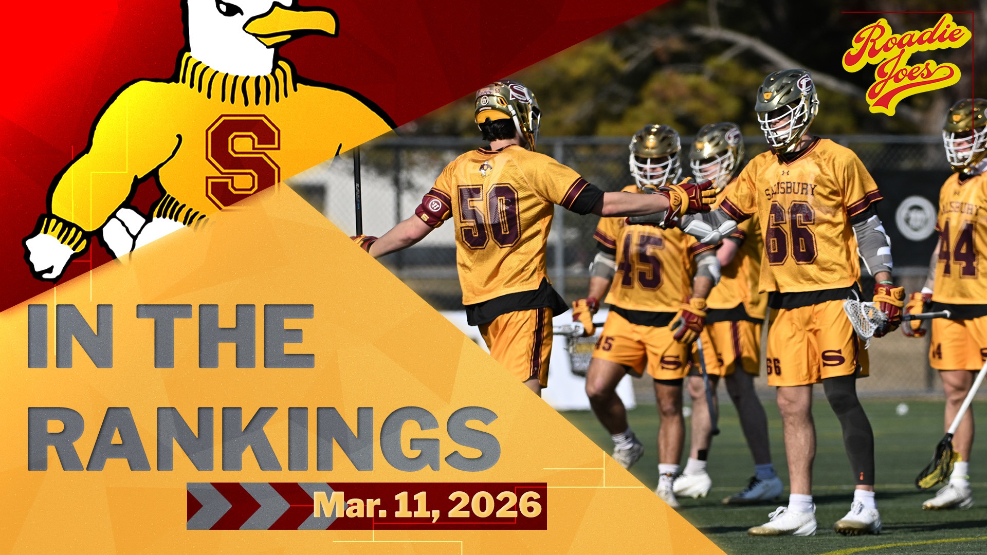 Roadie Joes Rankings, 3-11-26