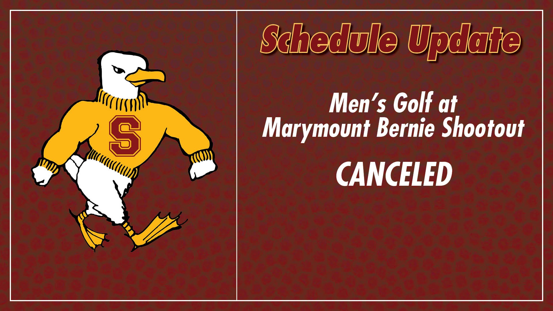 Schedule Update MGOLF 3-16-26
