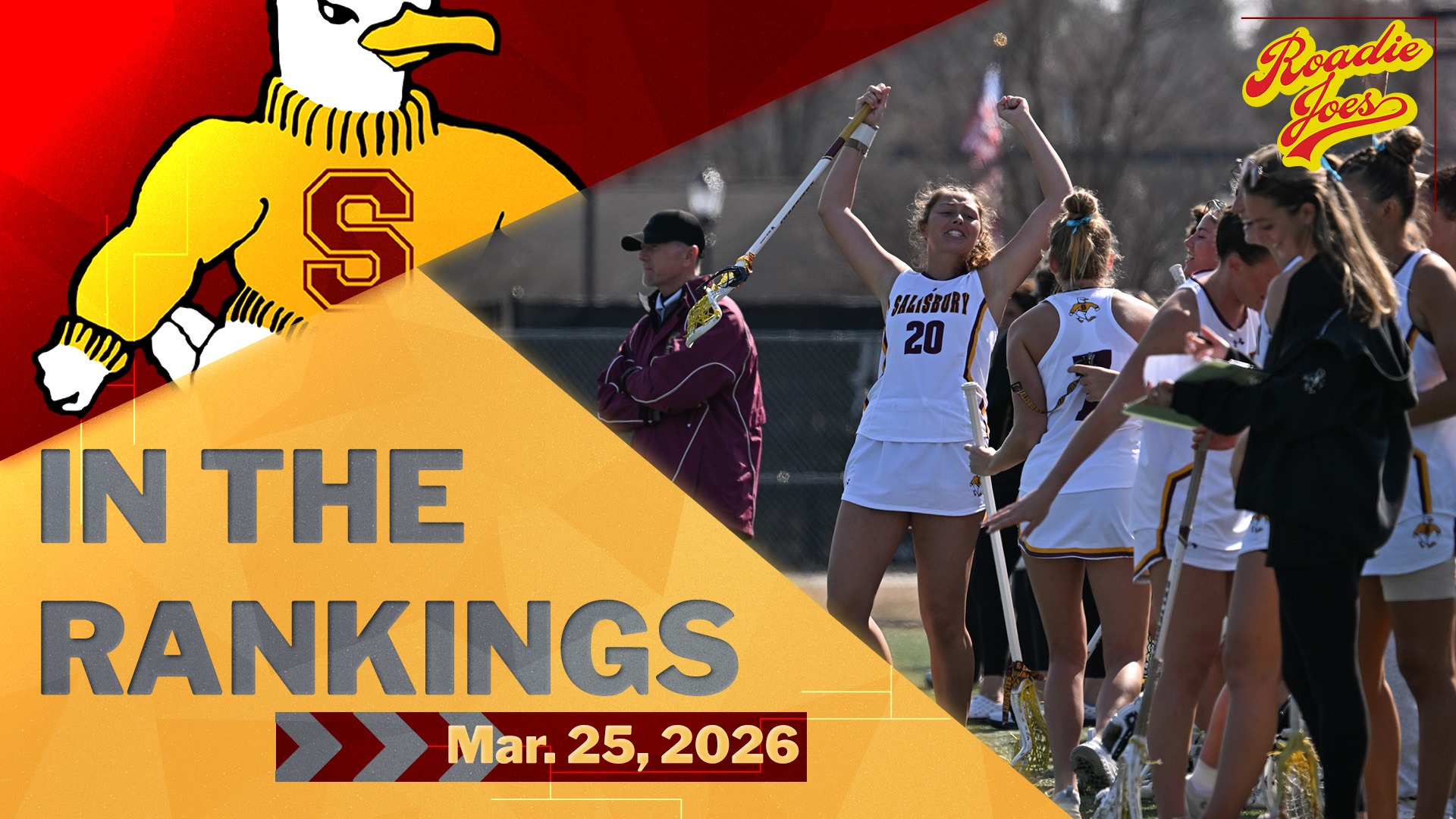 Roadie Joes Rankings, 3-25-26