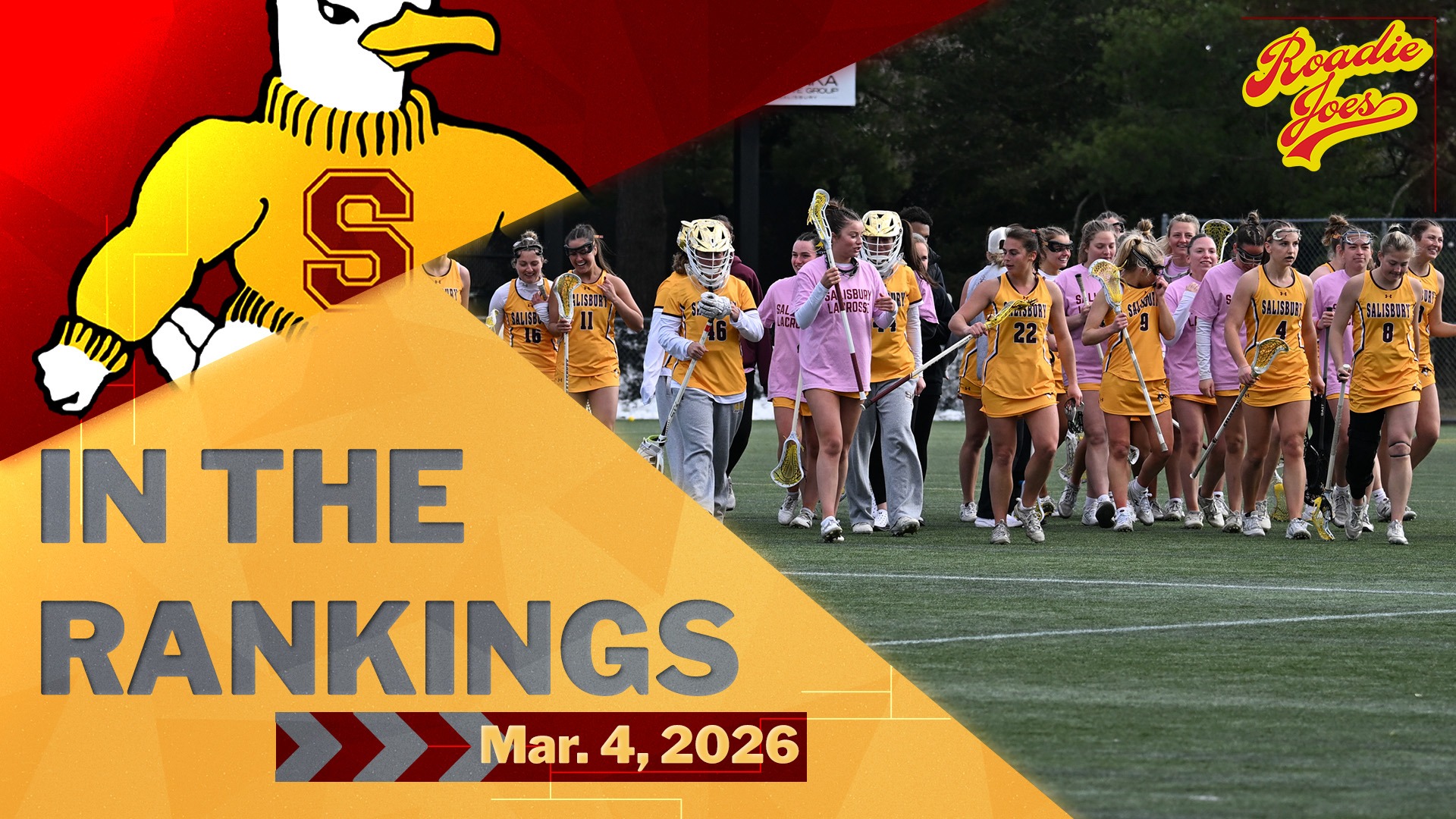  Roadie Joes Rankings, 3-4-26