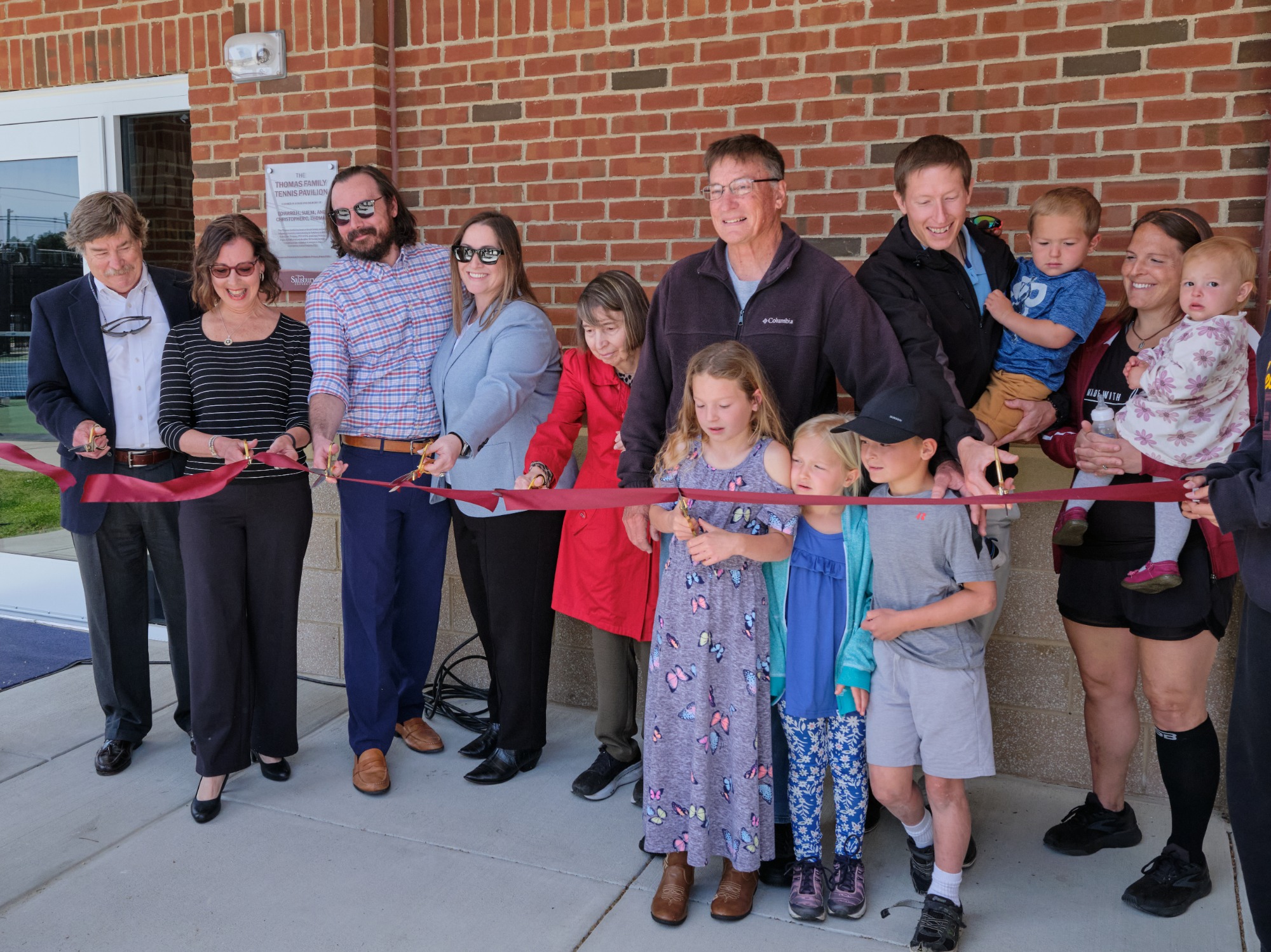 Images from the Thomas Family Tennis Pavilion Dedication