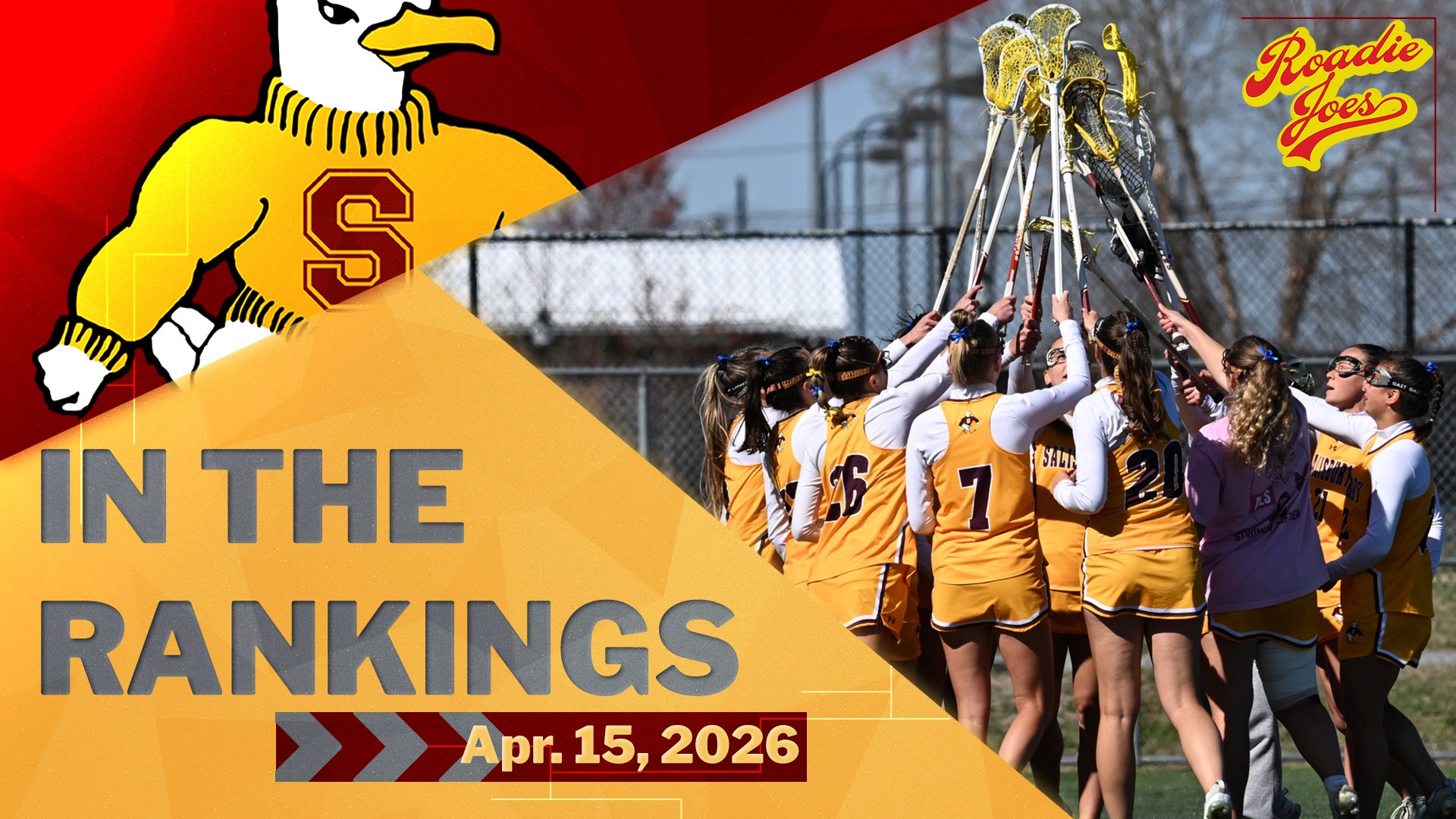 Roadie Joes Rankings, 4-15-26