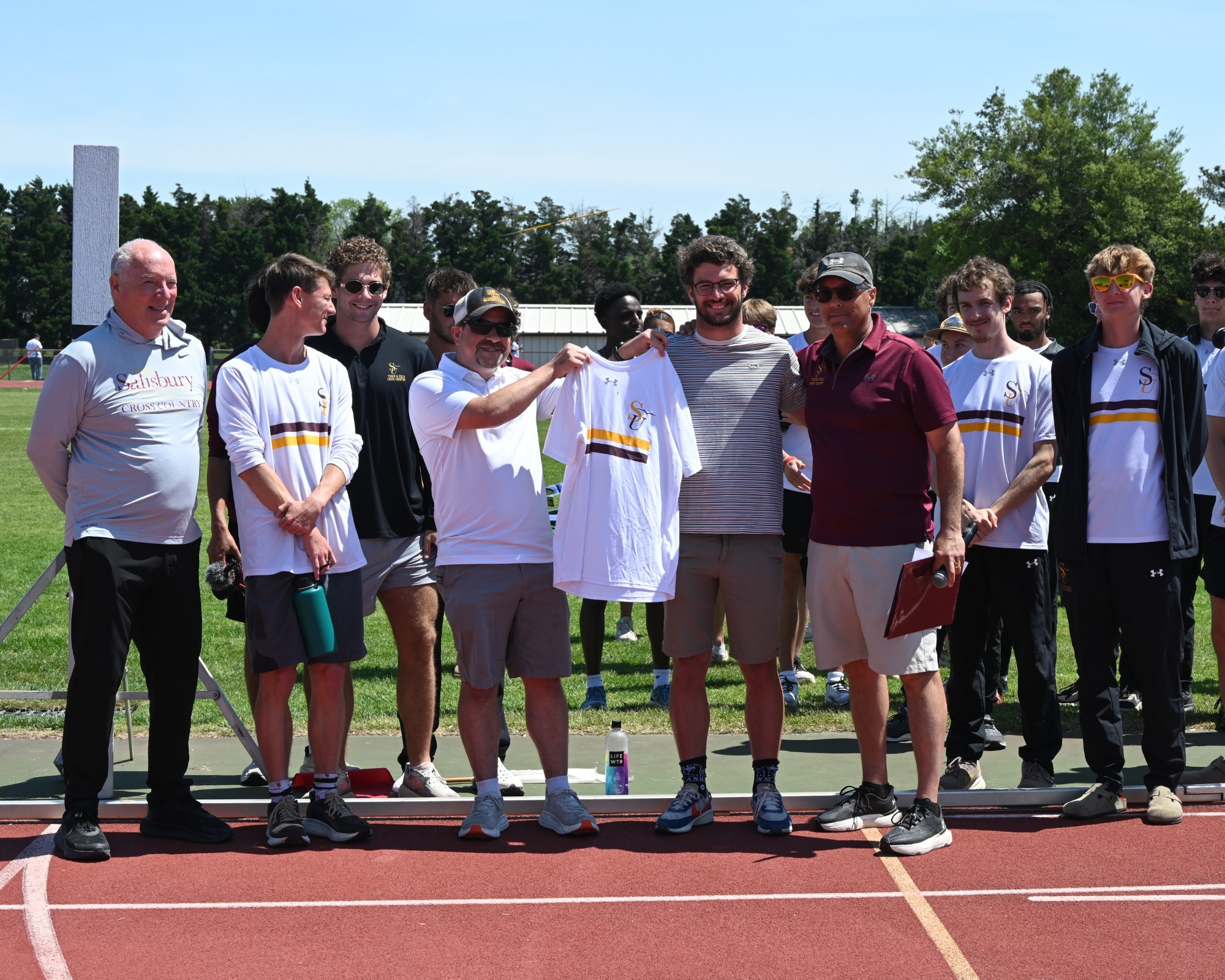Outdoor Track & Field Shari Burke honoring