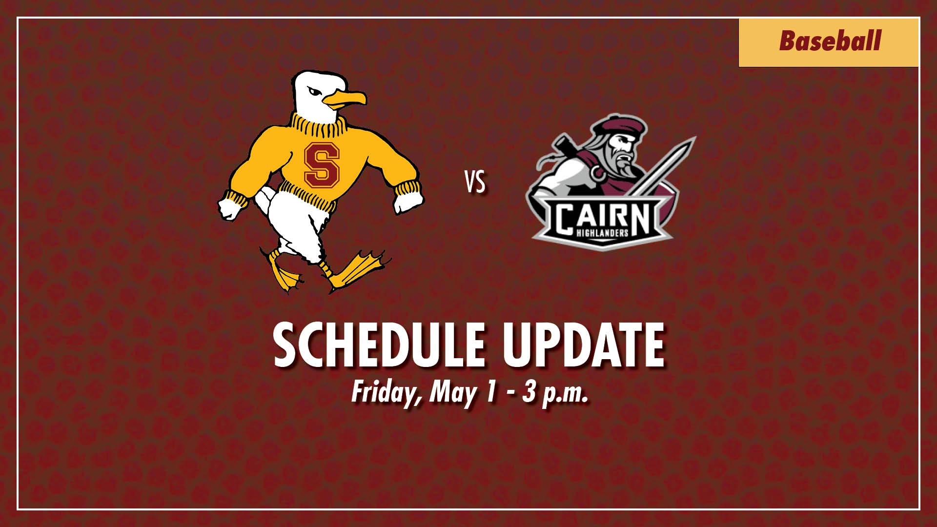 Schedule Update BSB 4-30-26