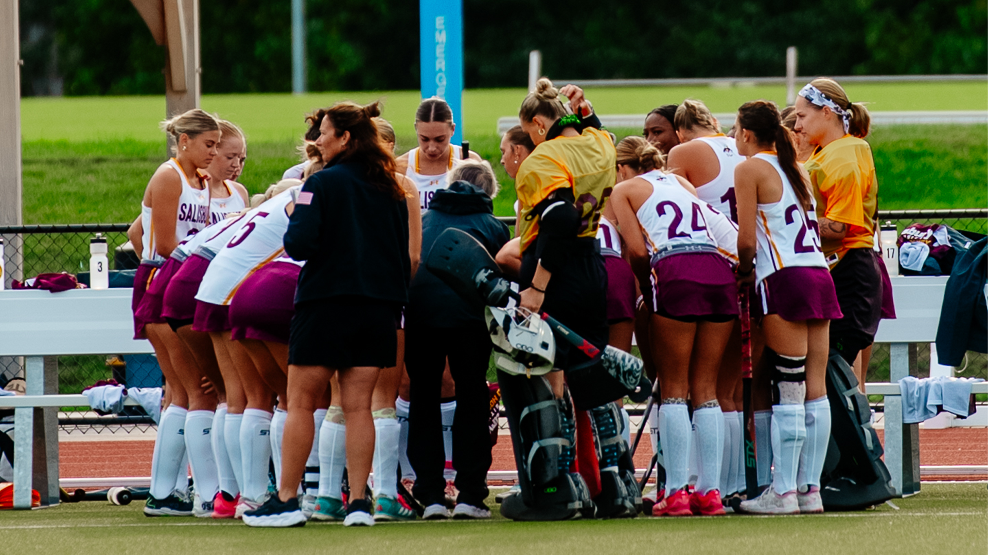 Field Hockey Team Huddle 