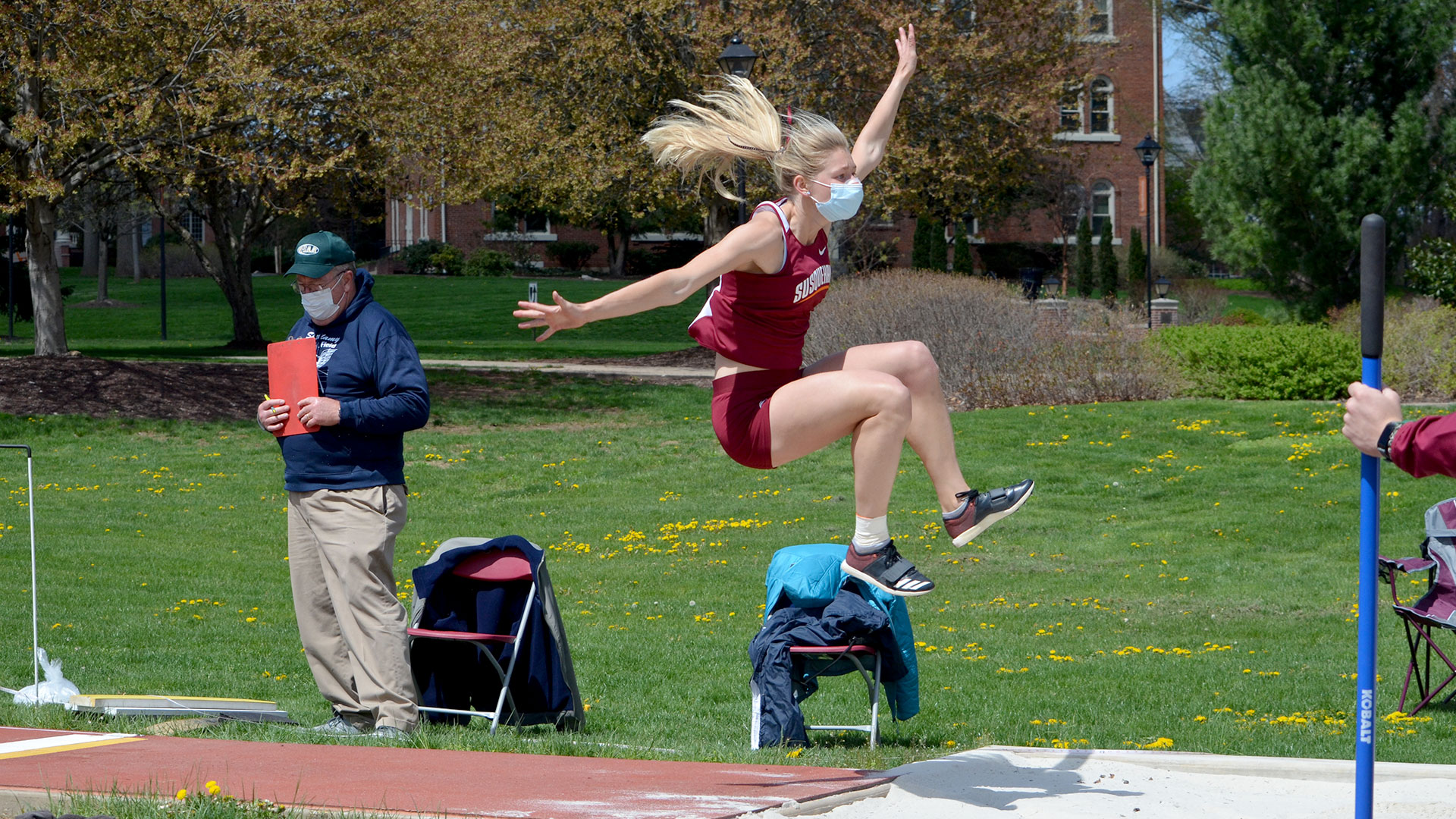 Arbogast Sets Long Jump School Record at River Hawk Classic on Senior