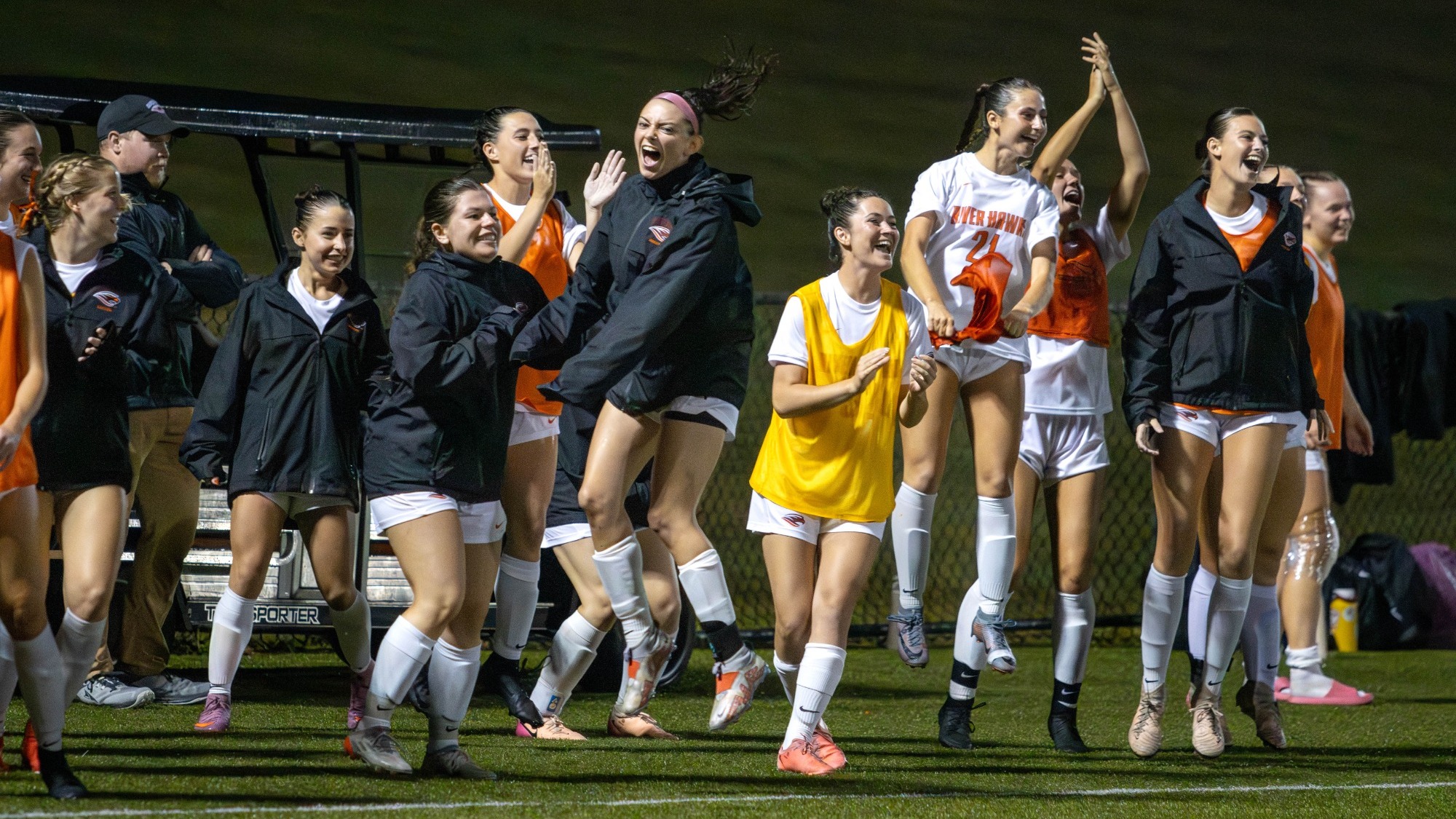 Women's Soccer Celebration