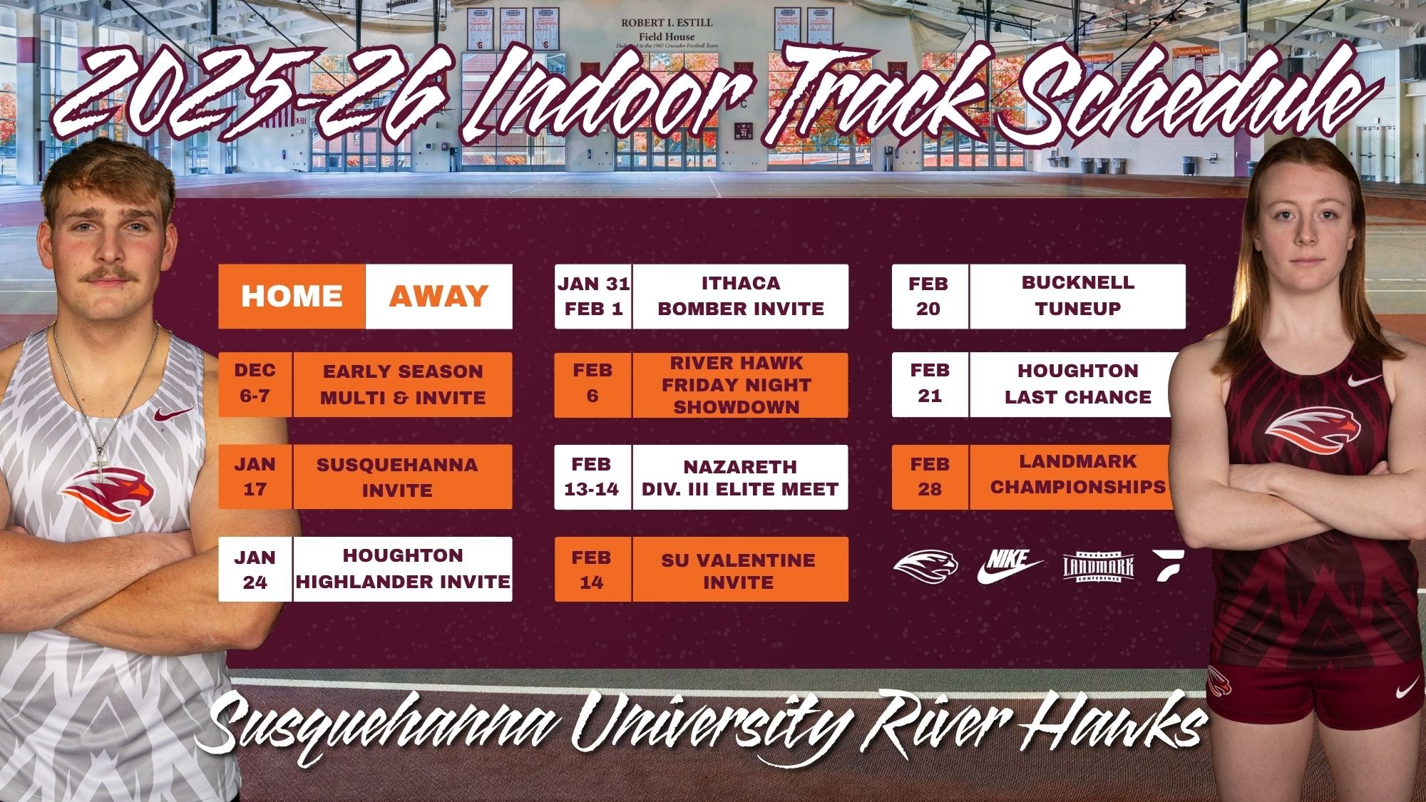 Indoor Track Schedule 25-26
