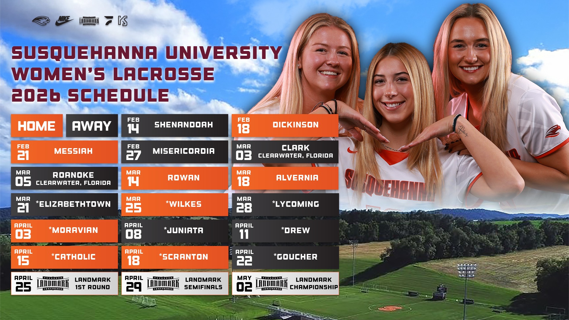 WLAX 2026 Schedule