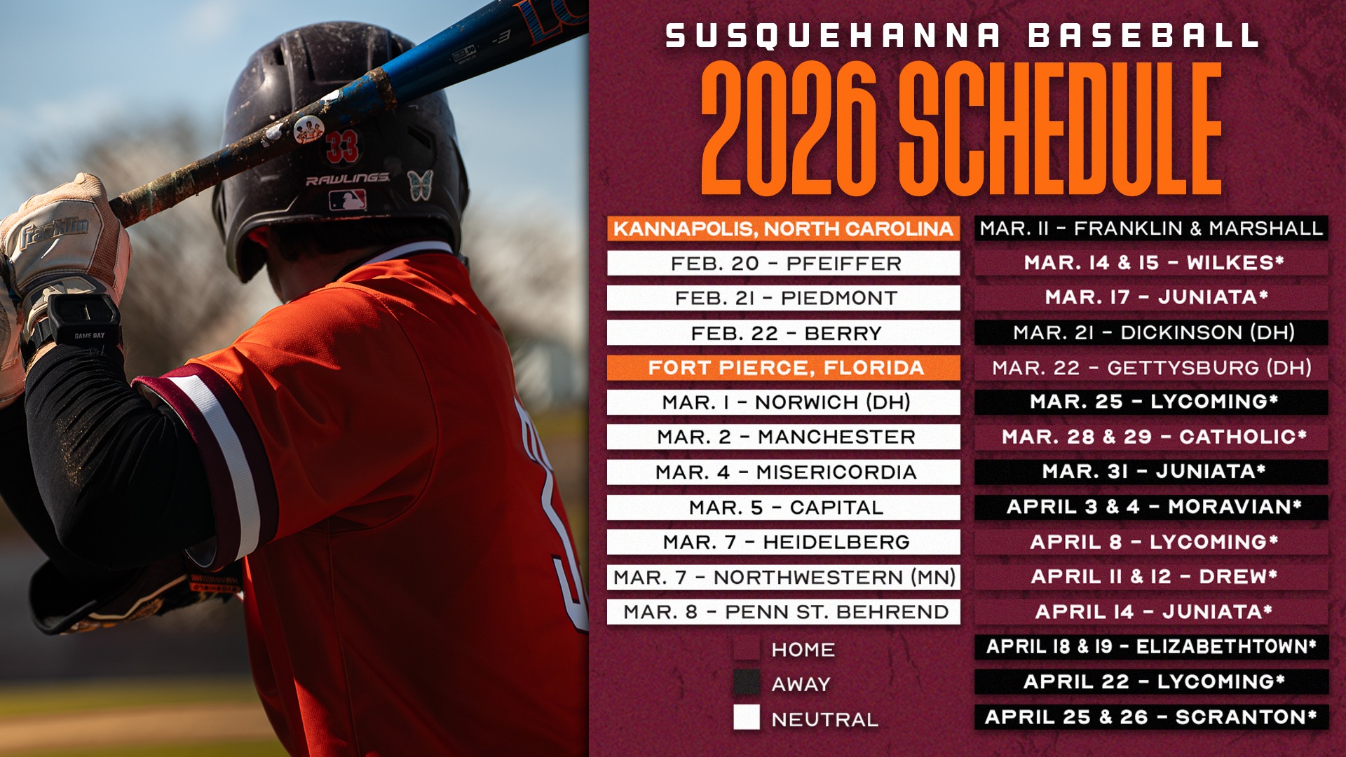 Baseball 2026 Schedule