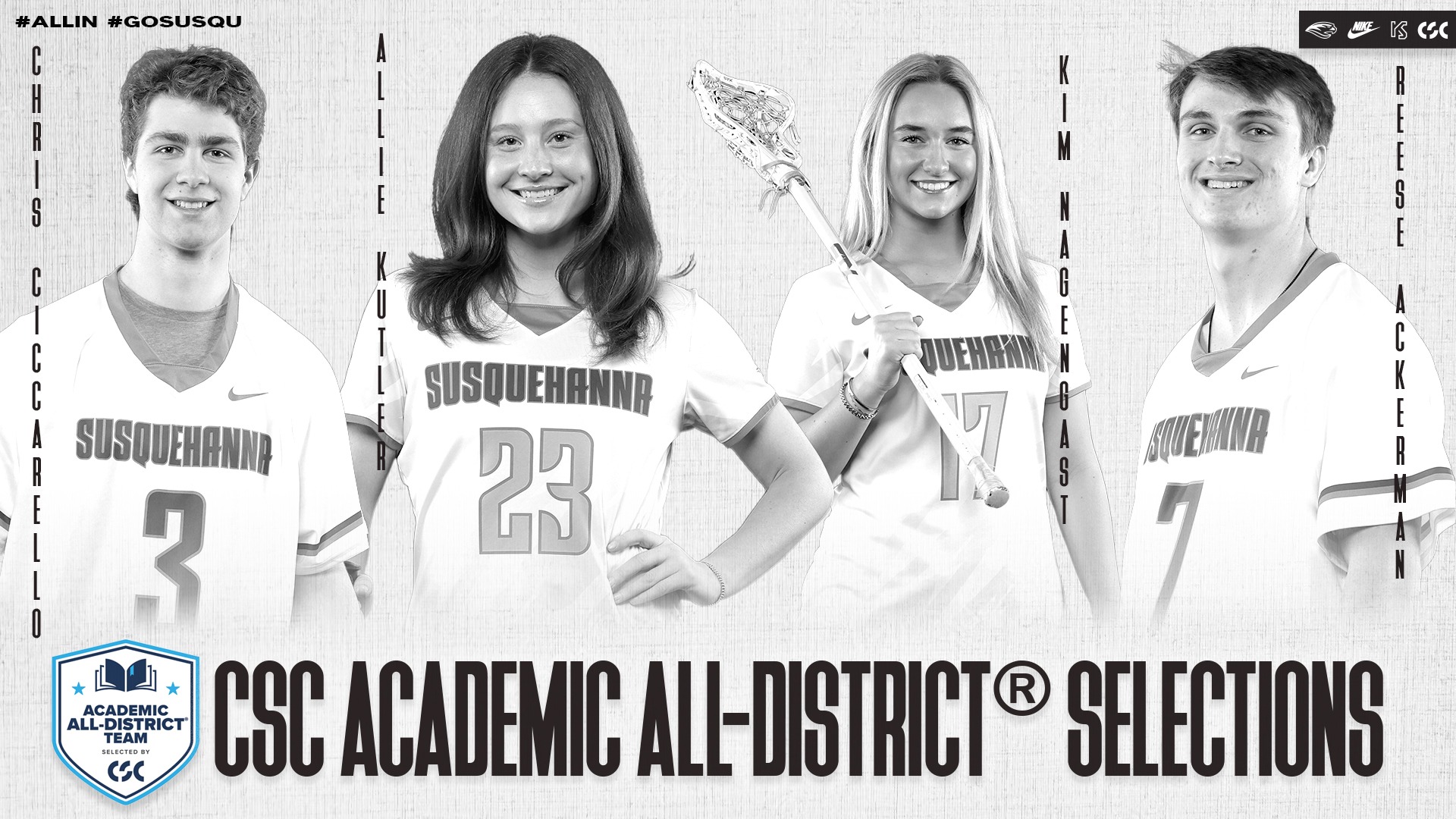 CSC Academic All-District Lacrosse