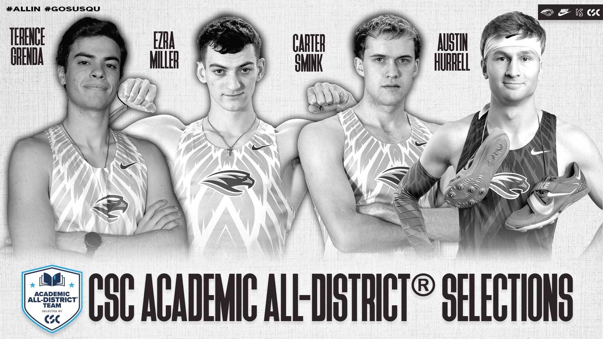 Men's Track CSC Academic All District