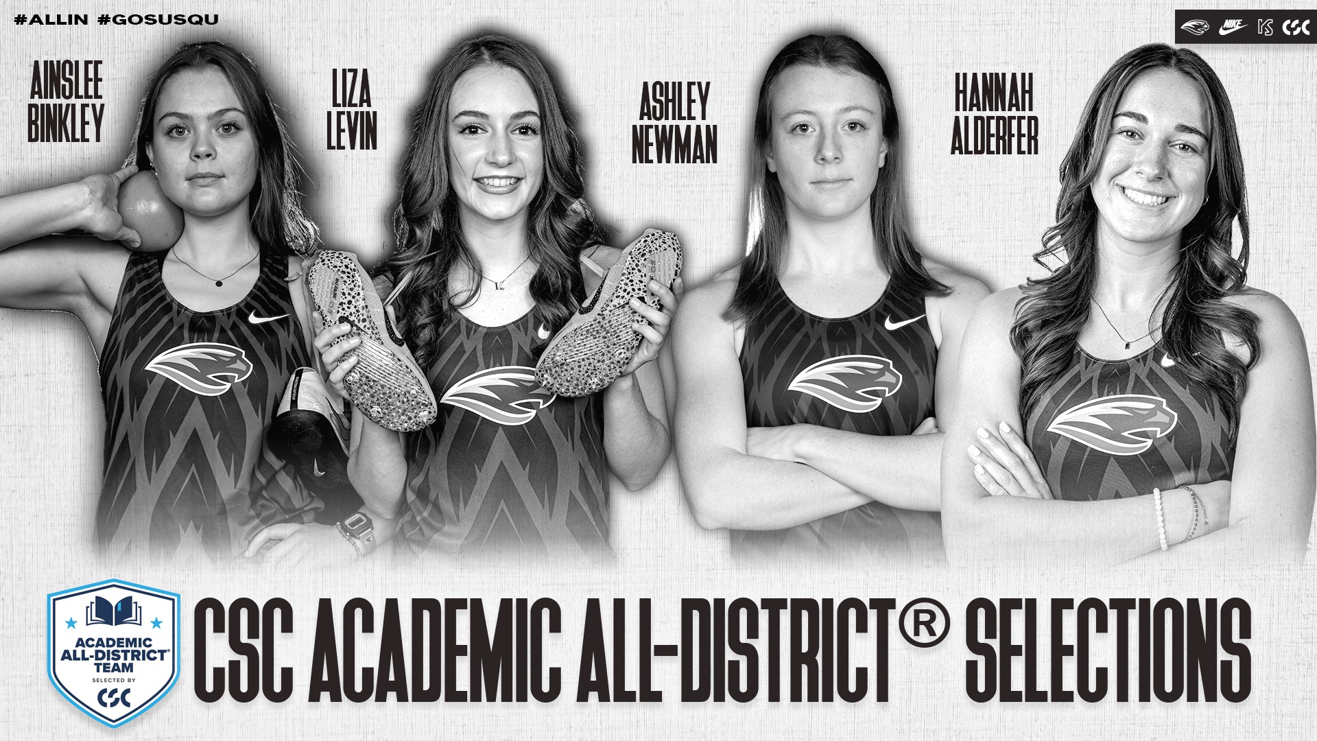 CSC Women's Track All District