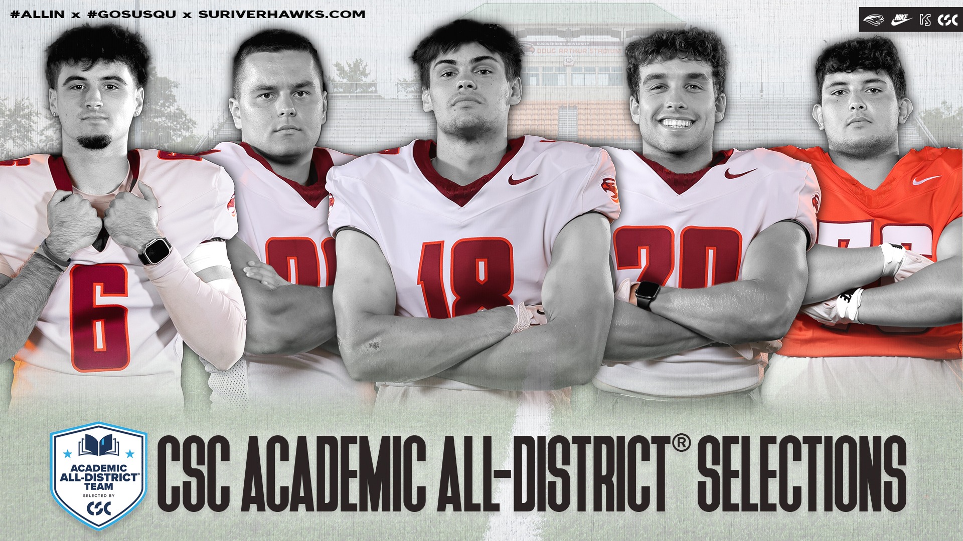 Football CSC Academic All-District