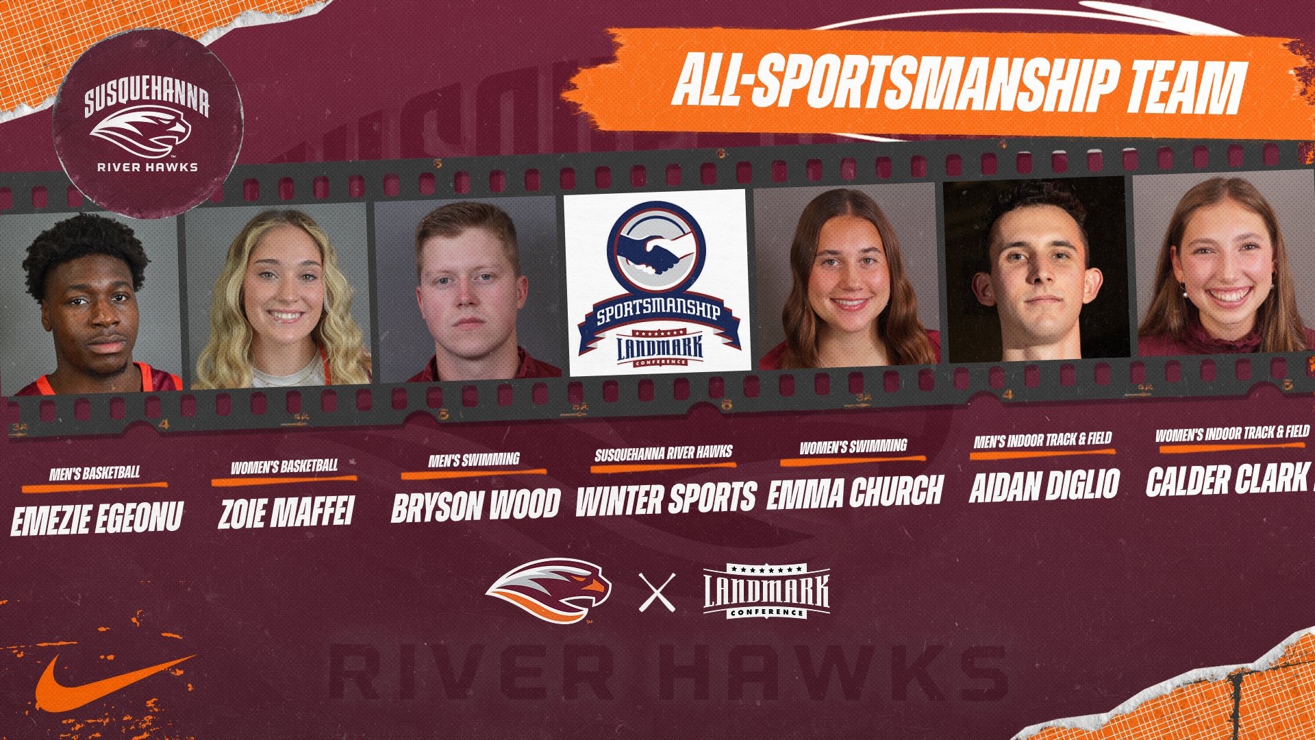 Landmark Winter Sportsmanship Team