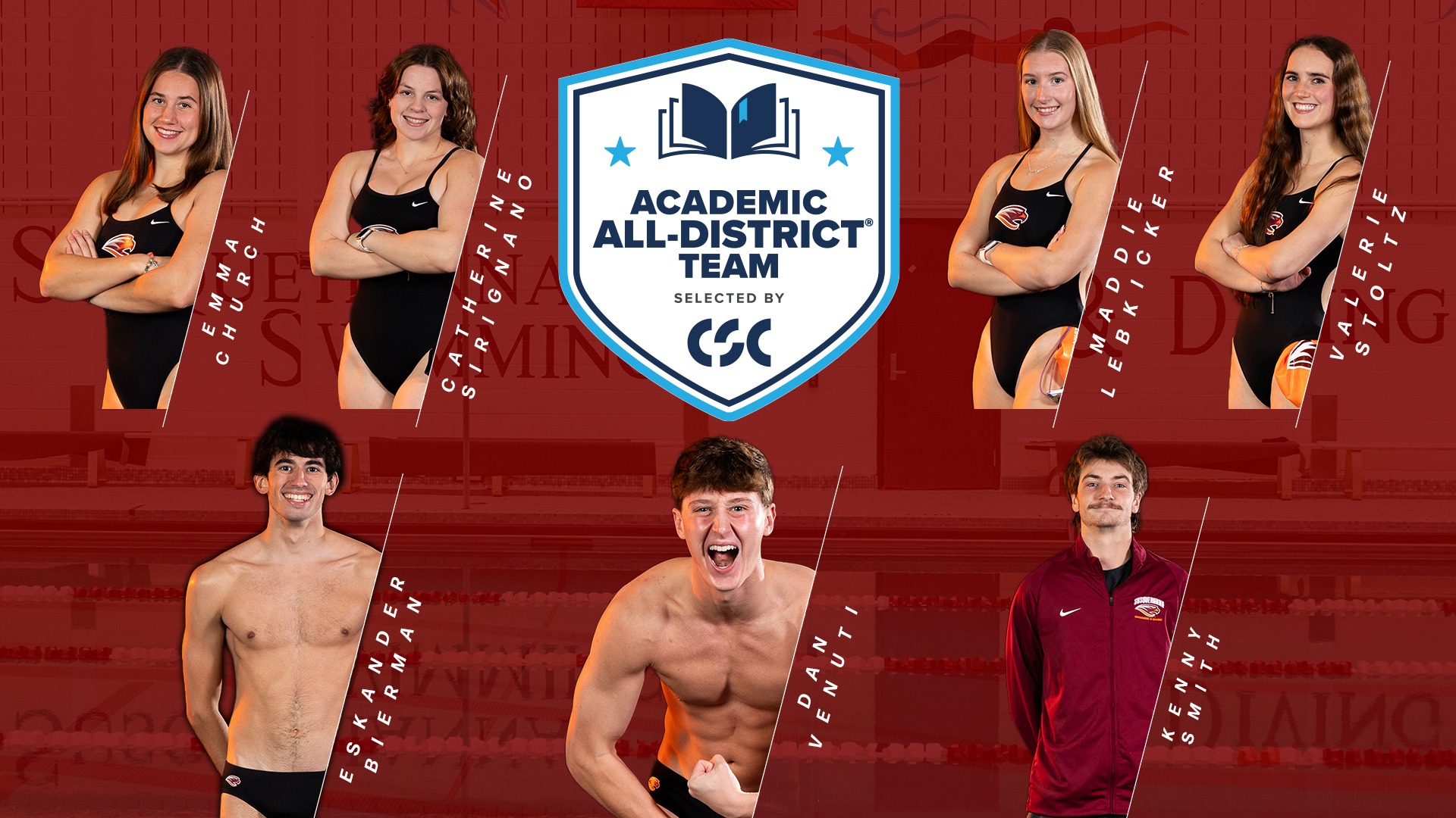 CSC Swimming All-Academic District