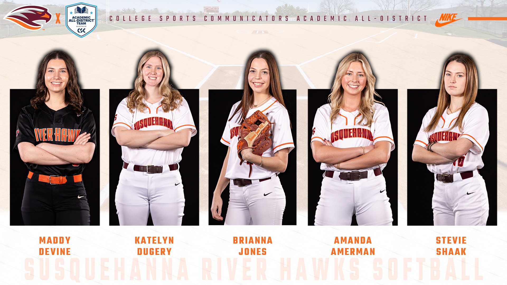 Softball CSC Academic All-District