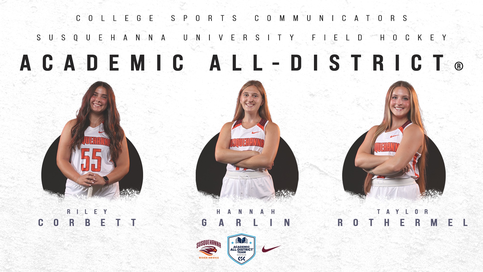 CSC Academic All-District Field Hockey