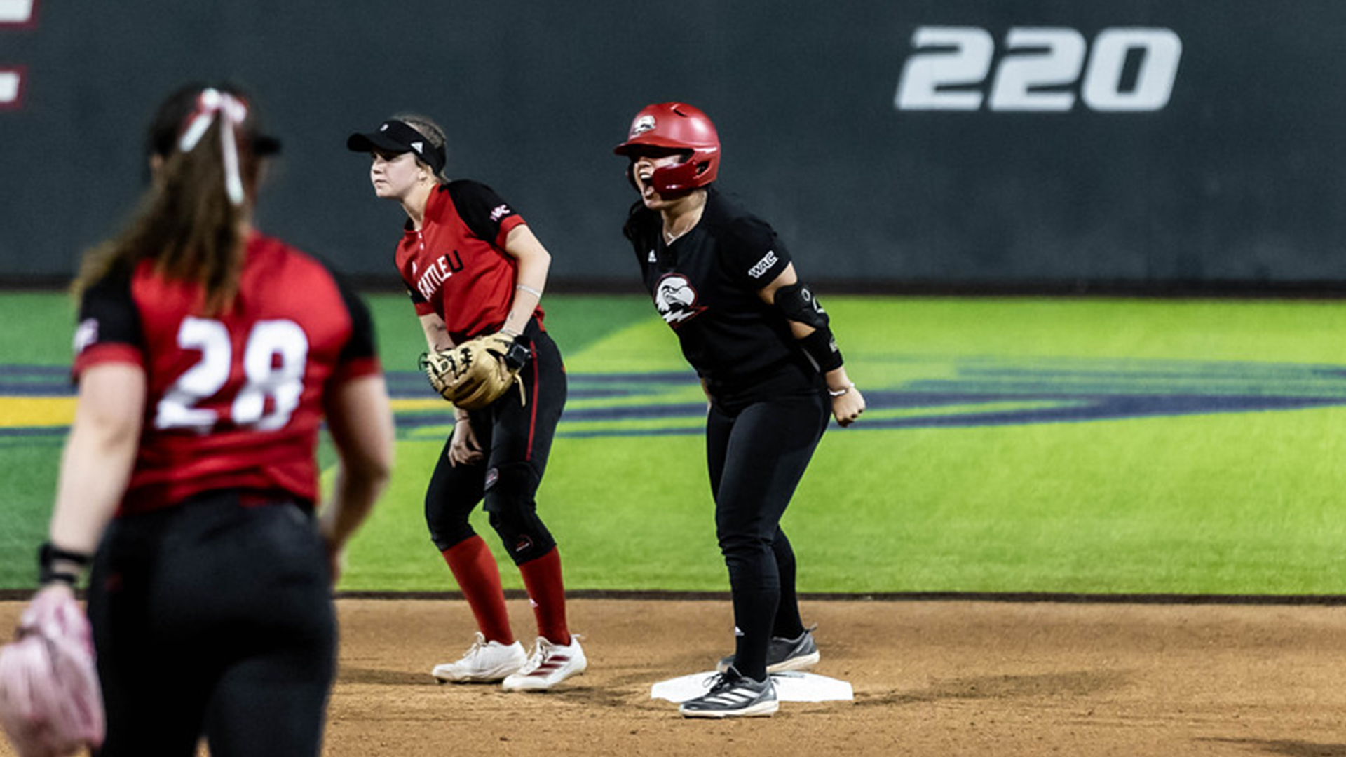 Ariyana Miranda celebrates the double