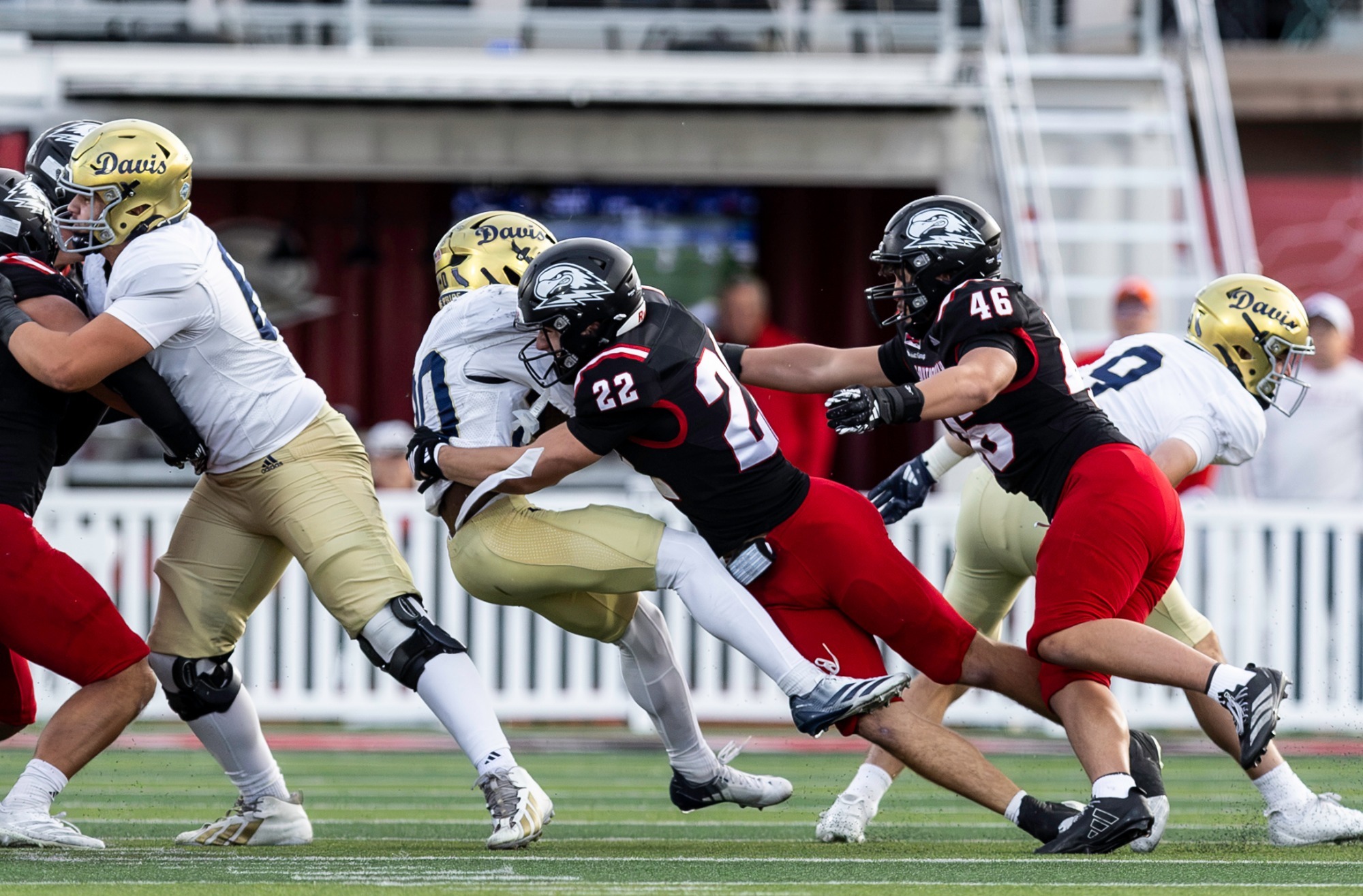 Parker Vance big tackle