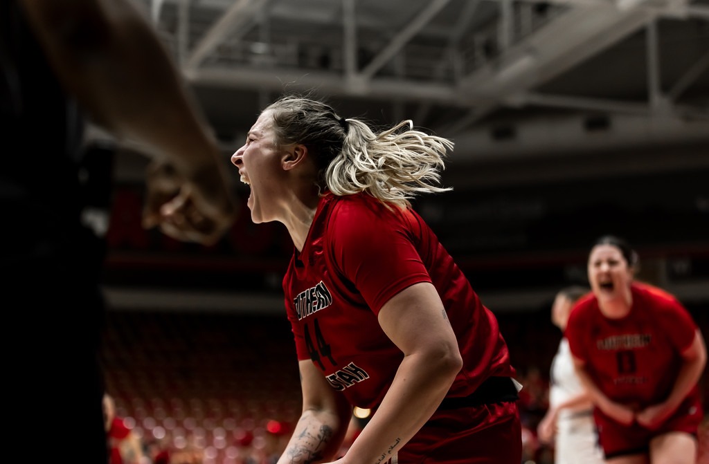 Ava Uhrich celebrates