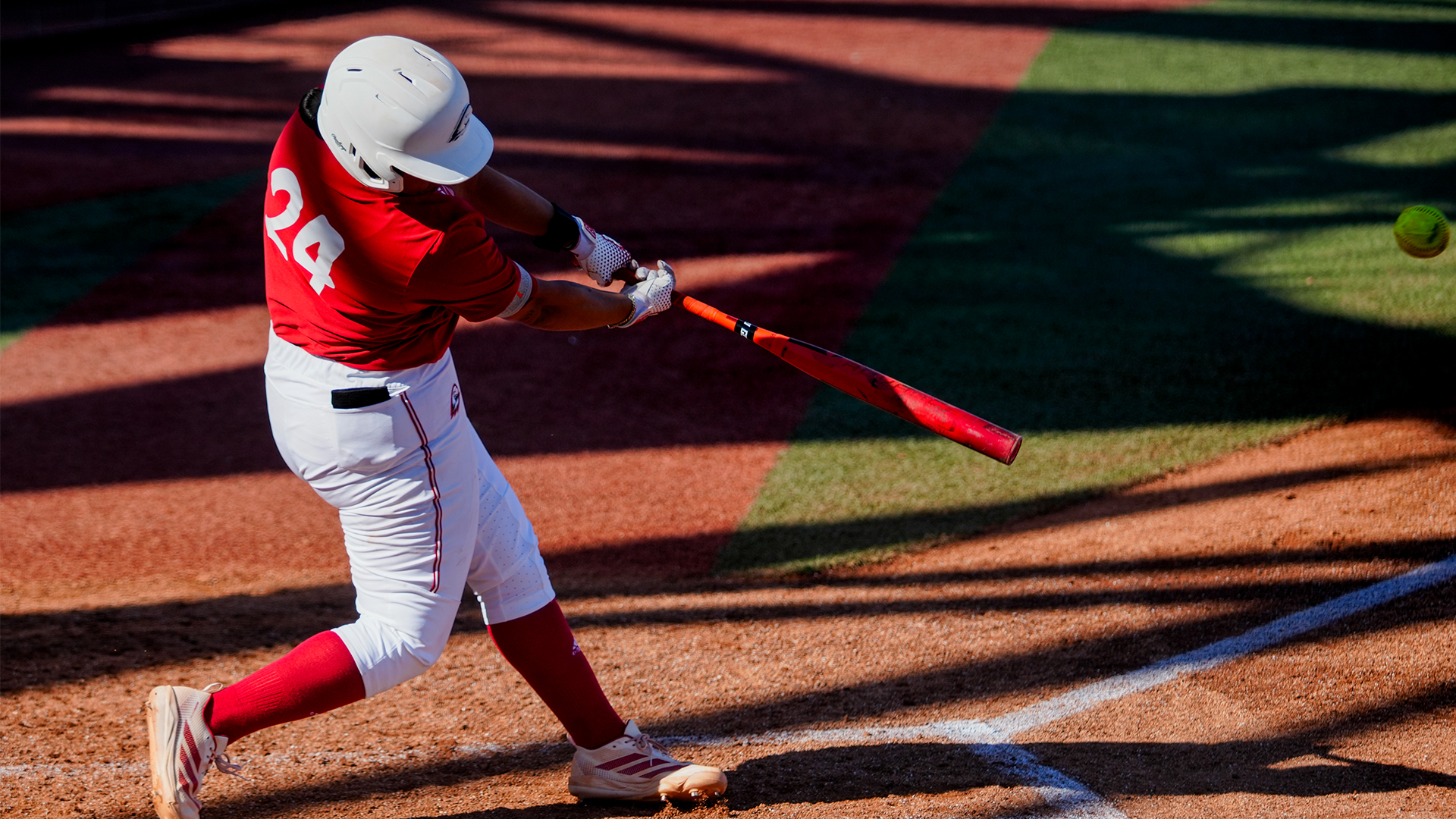 McKenzy Becerra drive the ball