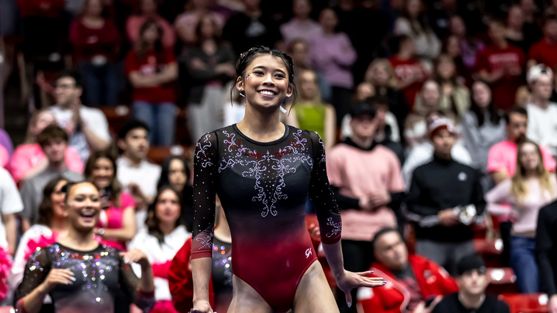 Mia Hampton on the floor