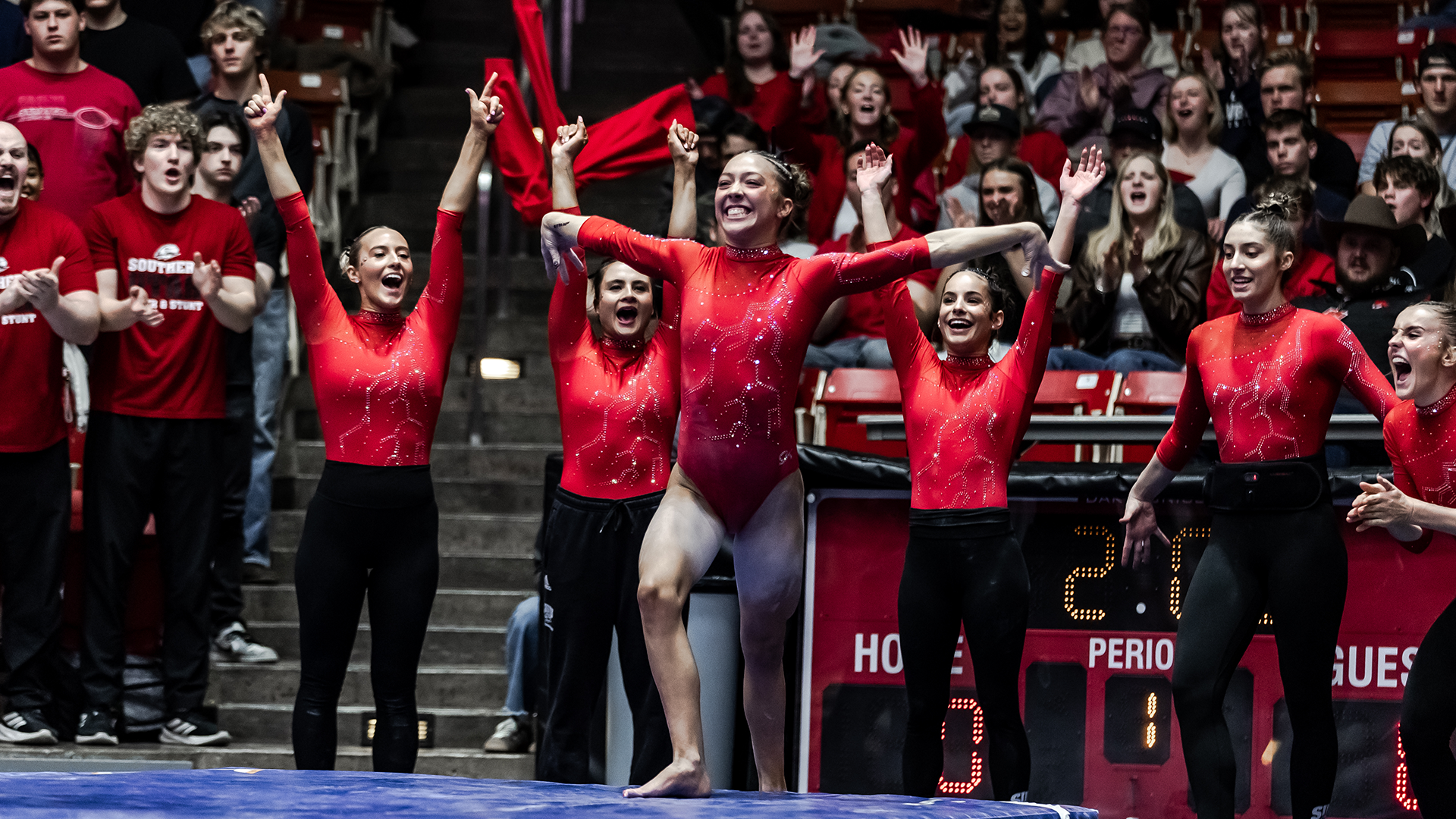 Carilia Martinez on the floor