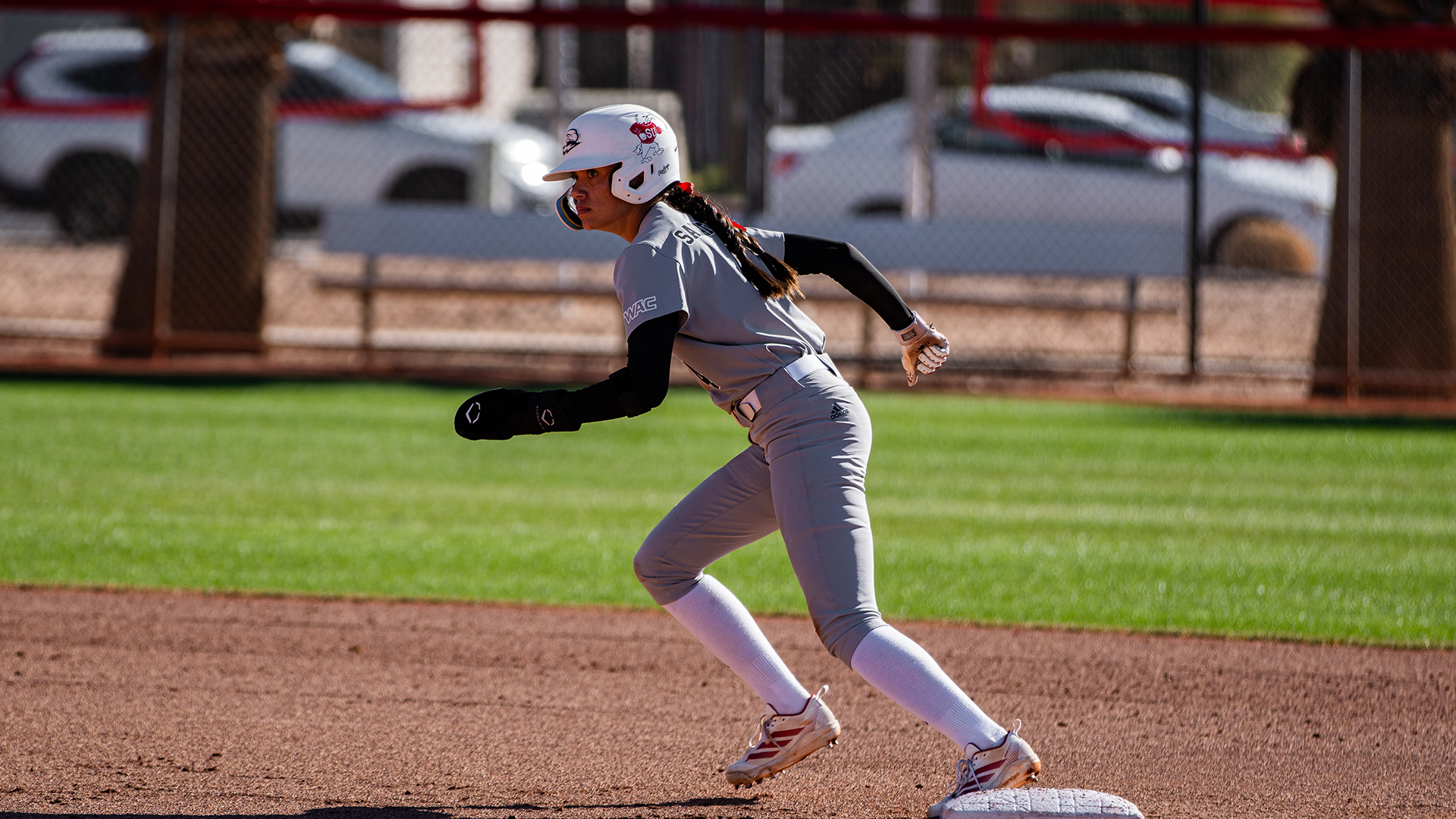 Michaella Salvatierra running the bases