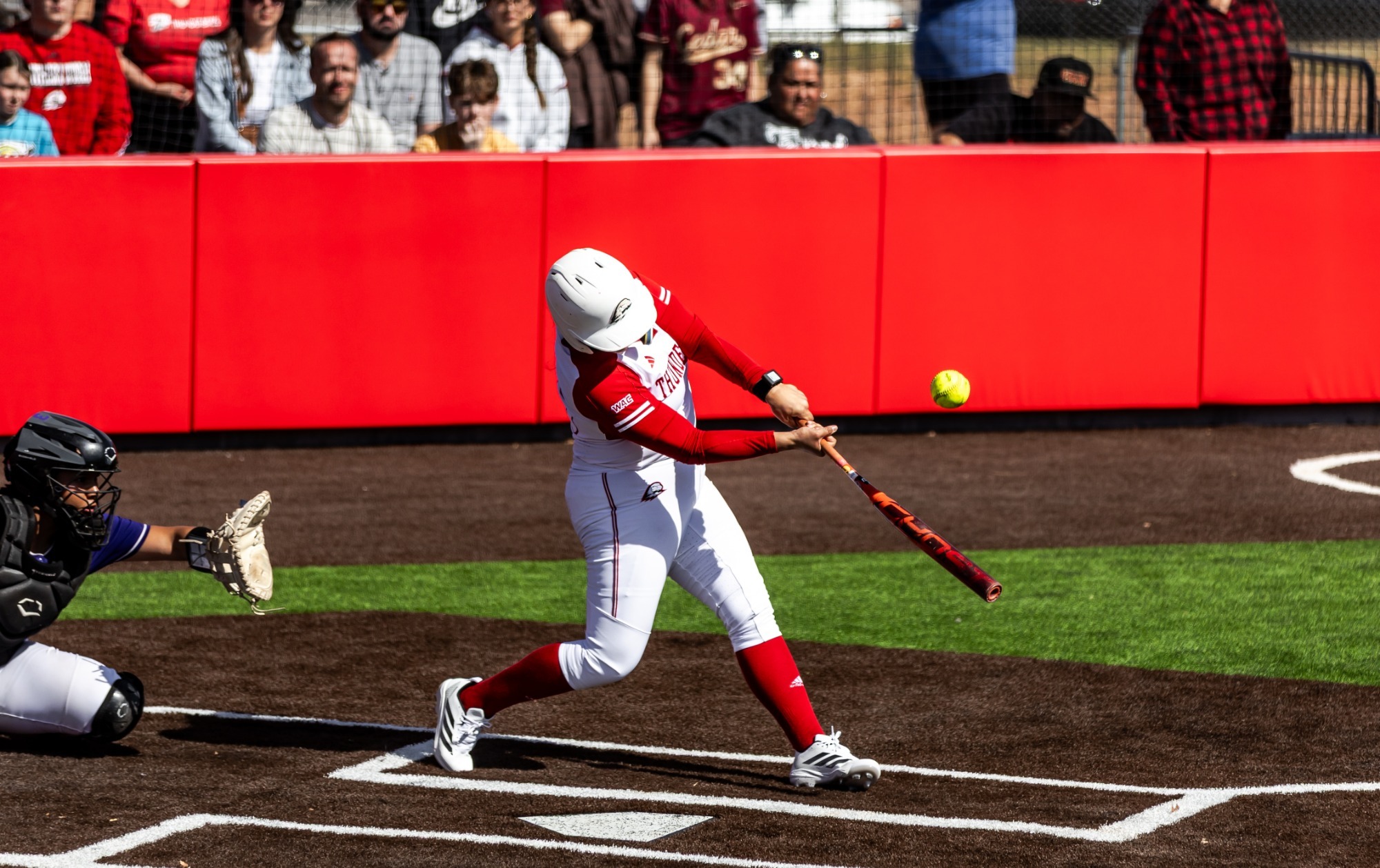 Arianna Ramirez with a drive