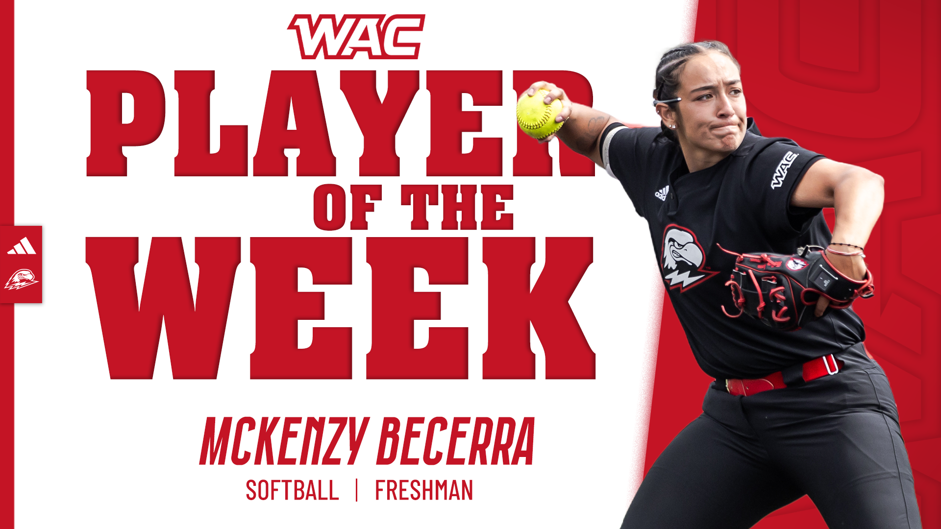 McKenzy Becerra Player of the week graphic