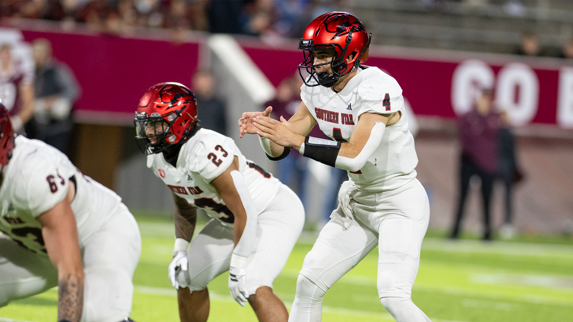 Will Burns set to receive the snap