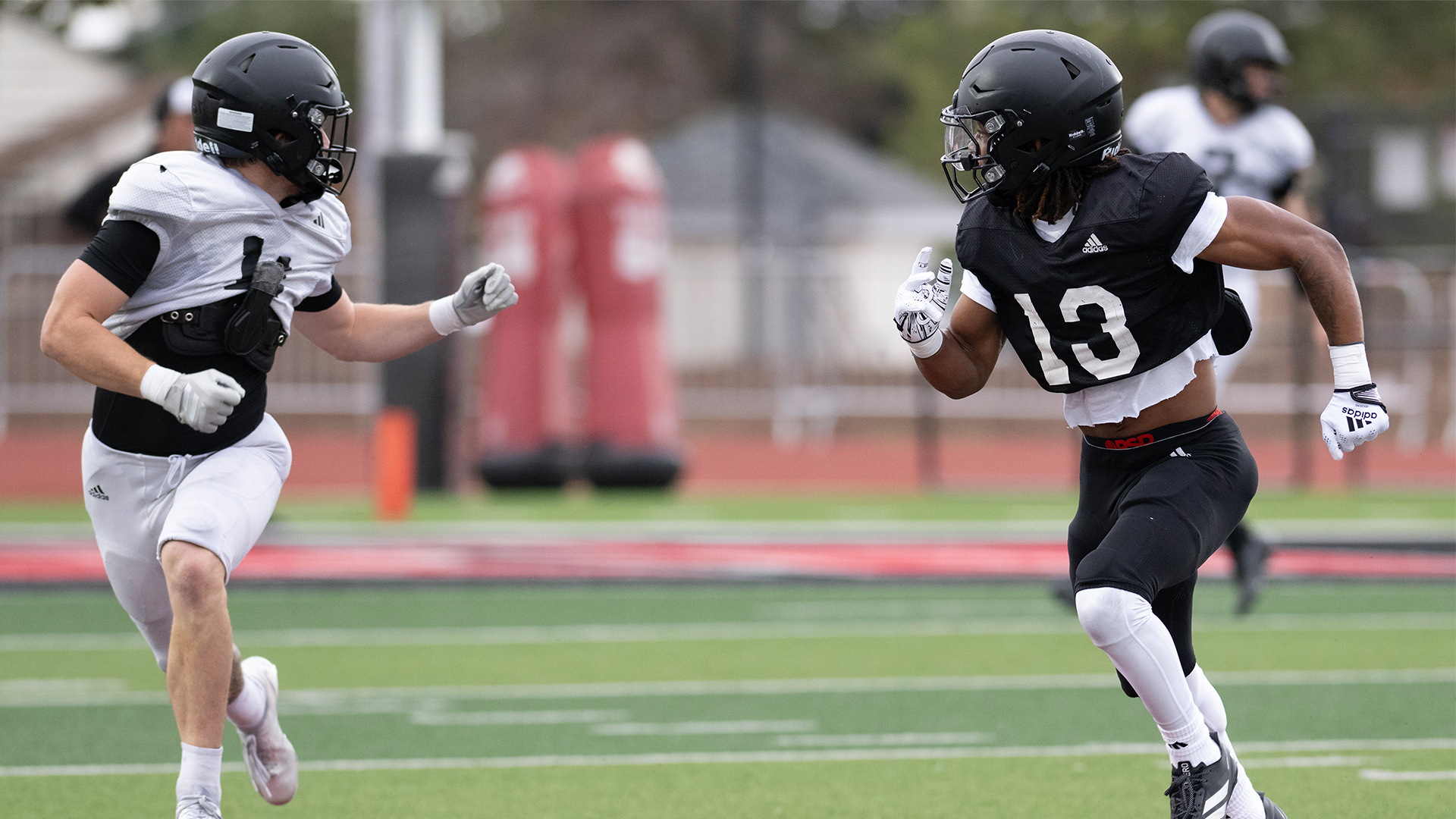 Jakobi Spence in coverage