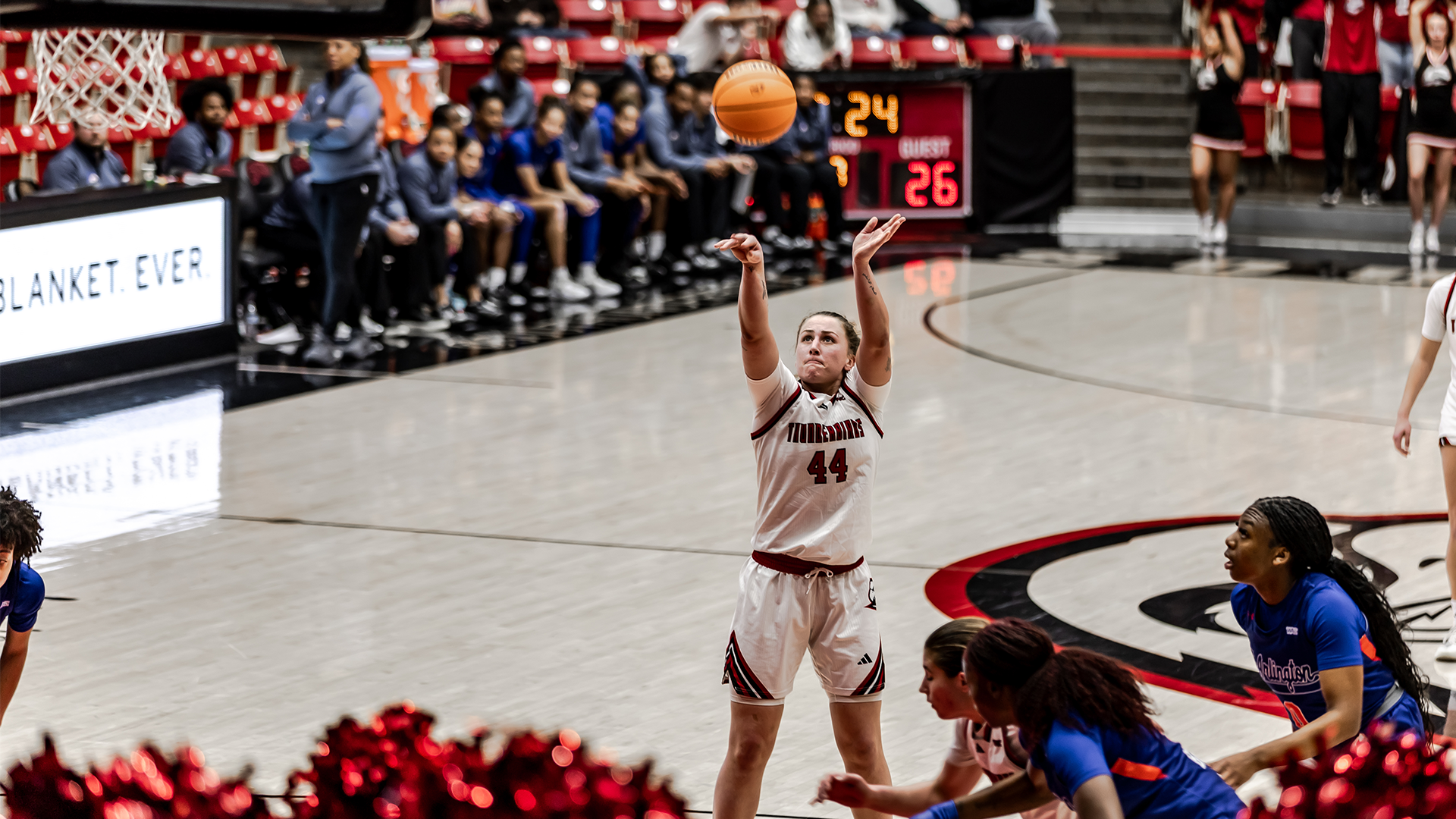 Ava Uhrich shooting a free throw