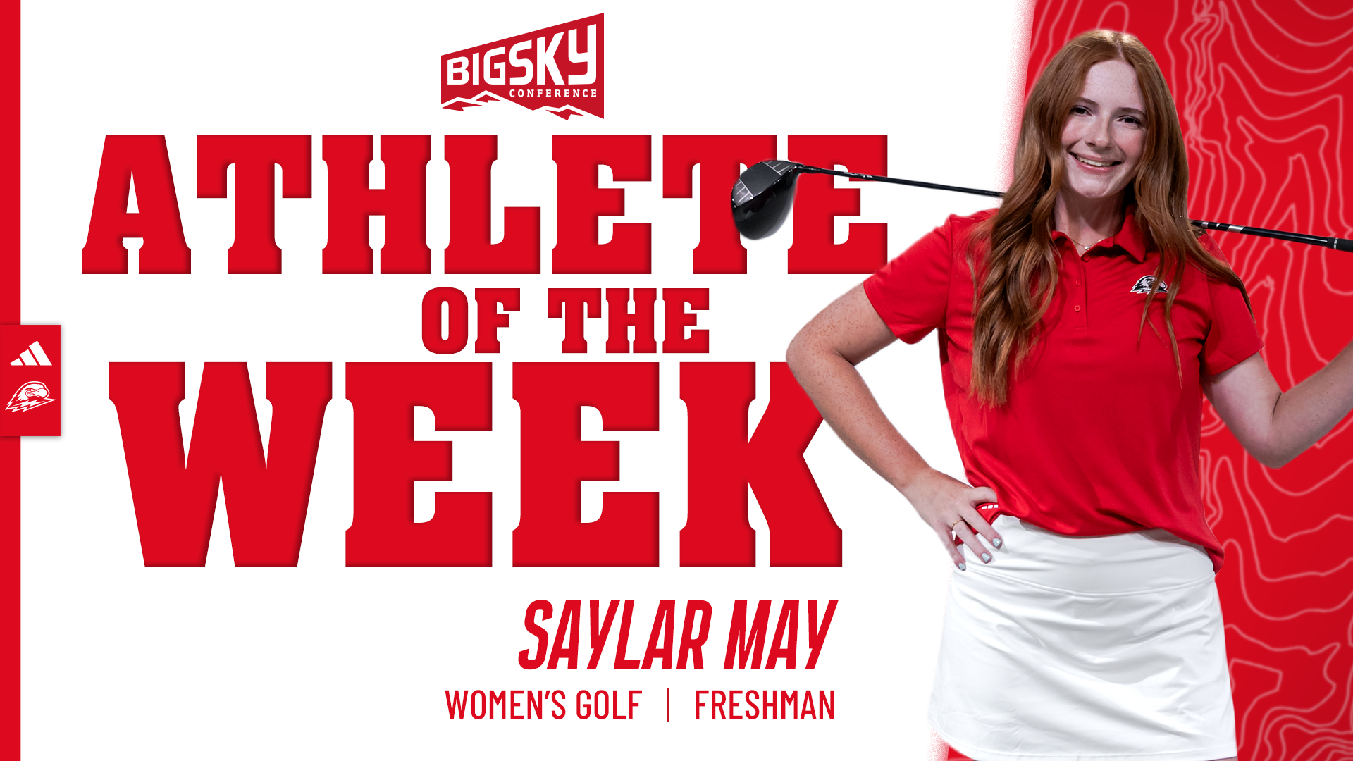 Saylar May Athlete of the week graphic